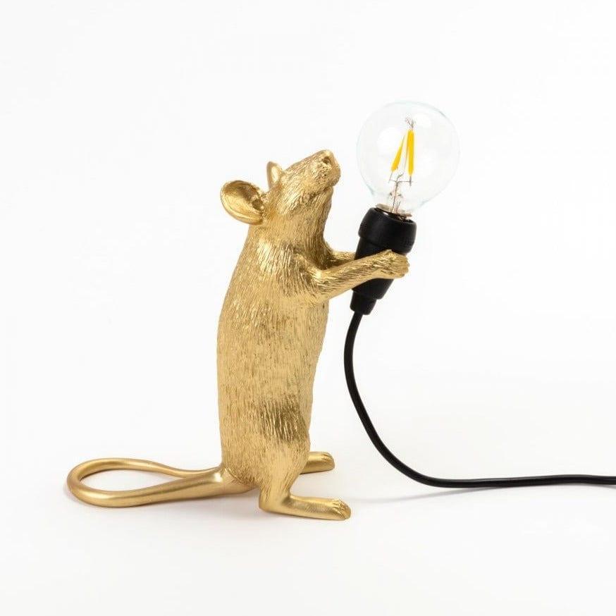Lampa MOUSE STEP złoty Seletti Eye on Design