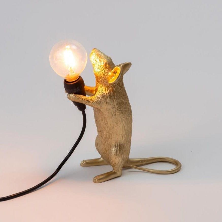 Lampa MOUSE STEP złoty Seletti Eye on Design
