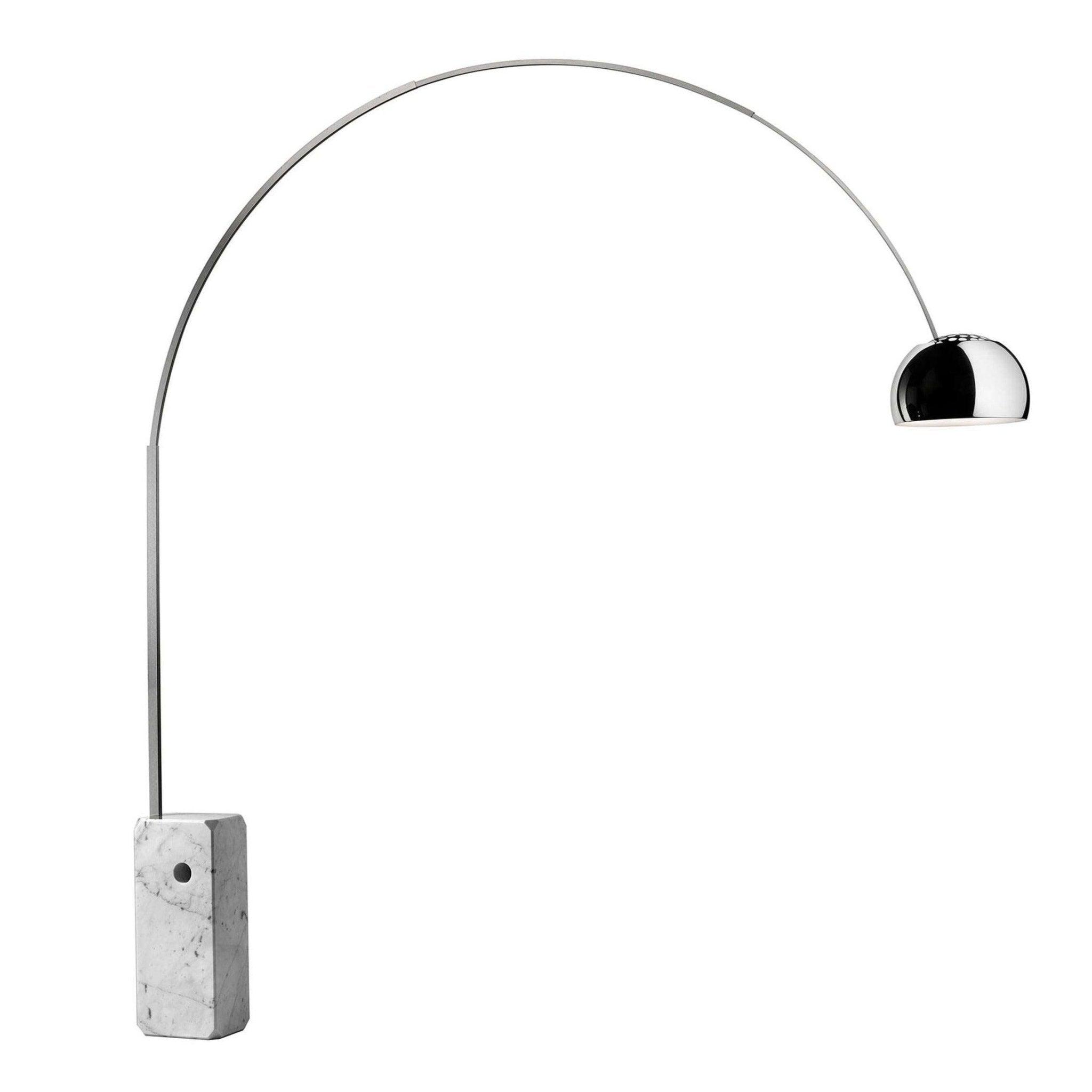 Lampa podłogowa łukowa ARCO marmur – Flos