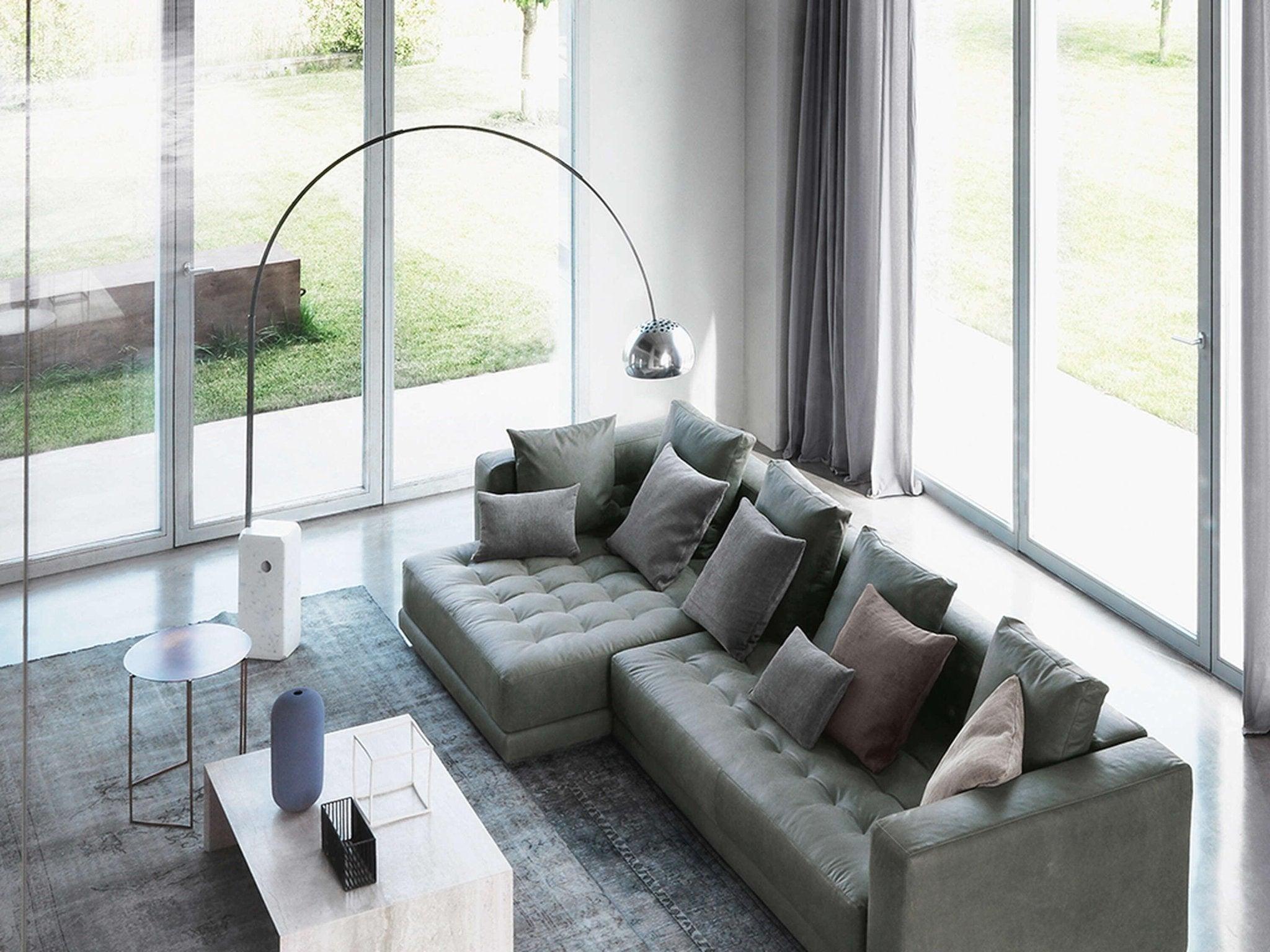 Lampa podłogowa łukowa ARCO marmur – Flos
