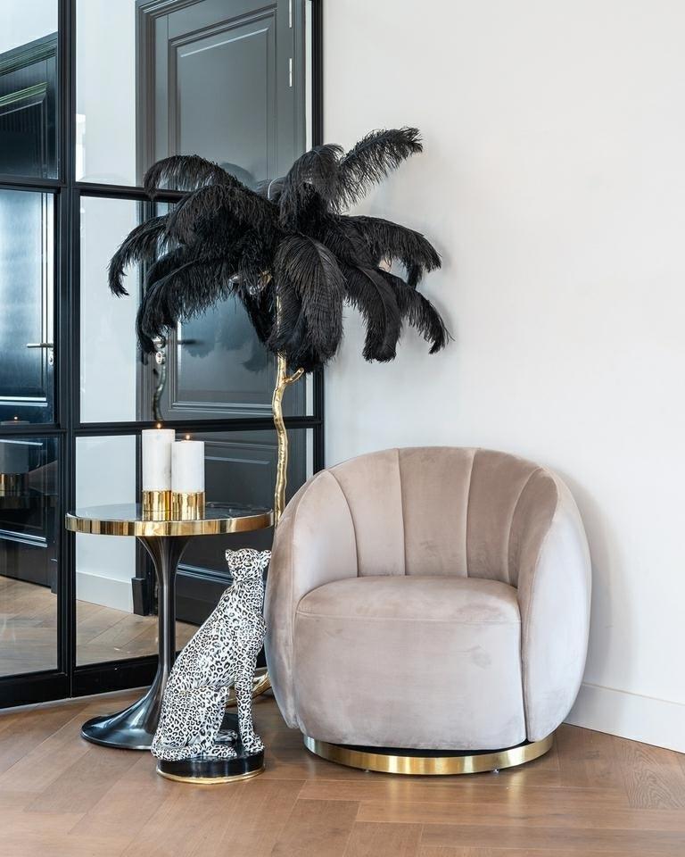 Lampa podłogowa BURLESQUE czarne pióra, marka Richmond Interiors