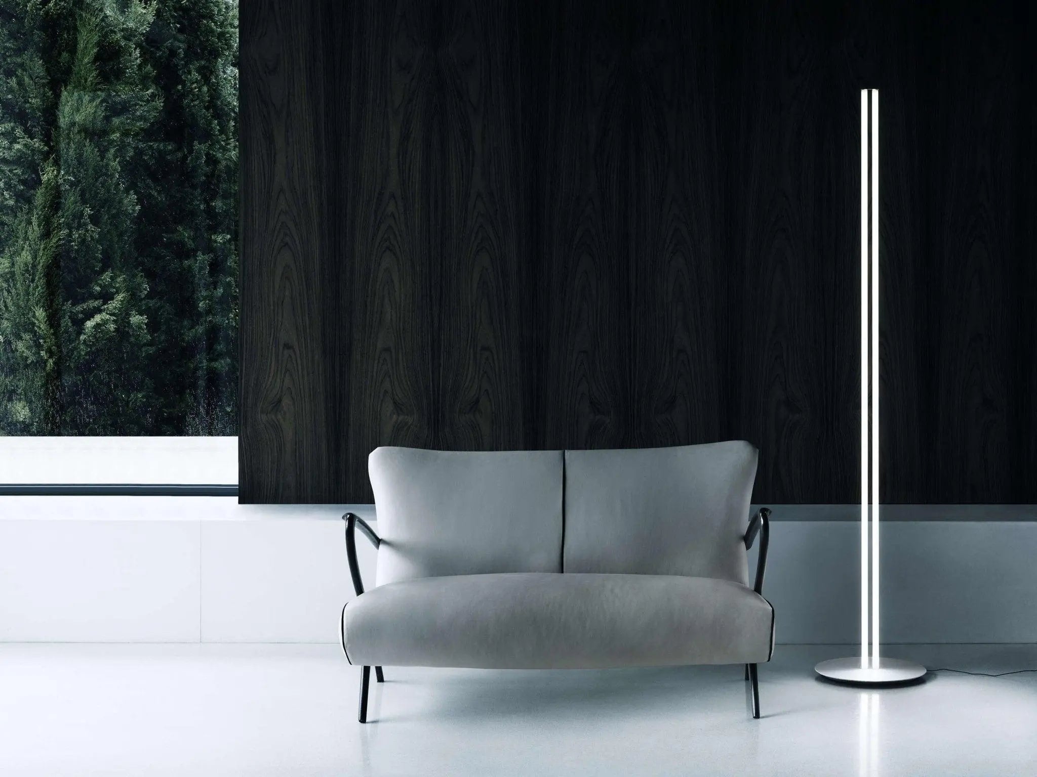 Lampa podłogowa COORDINATES srebrny – Flos