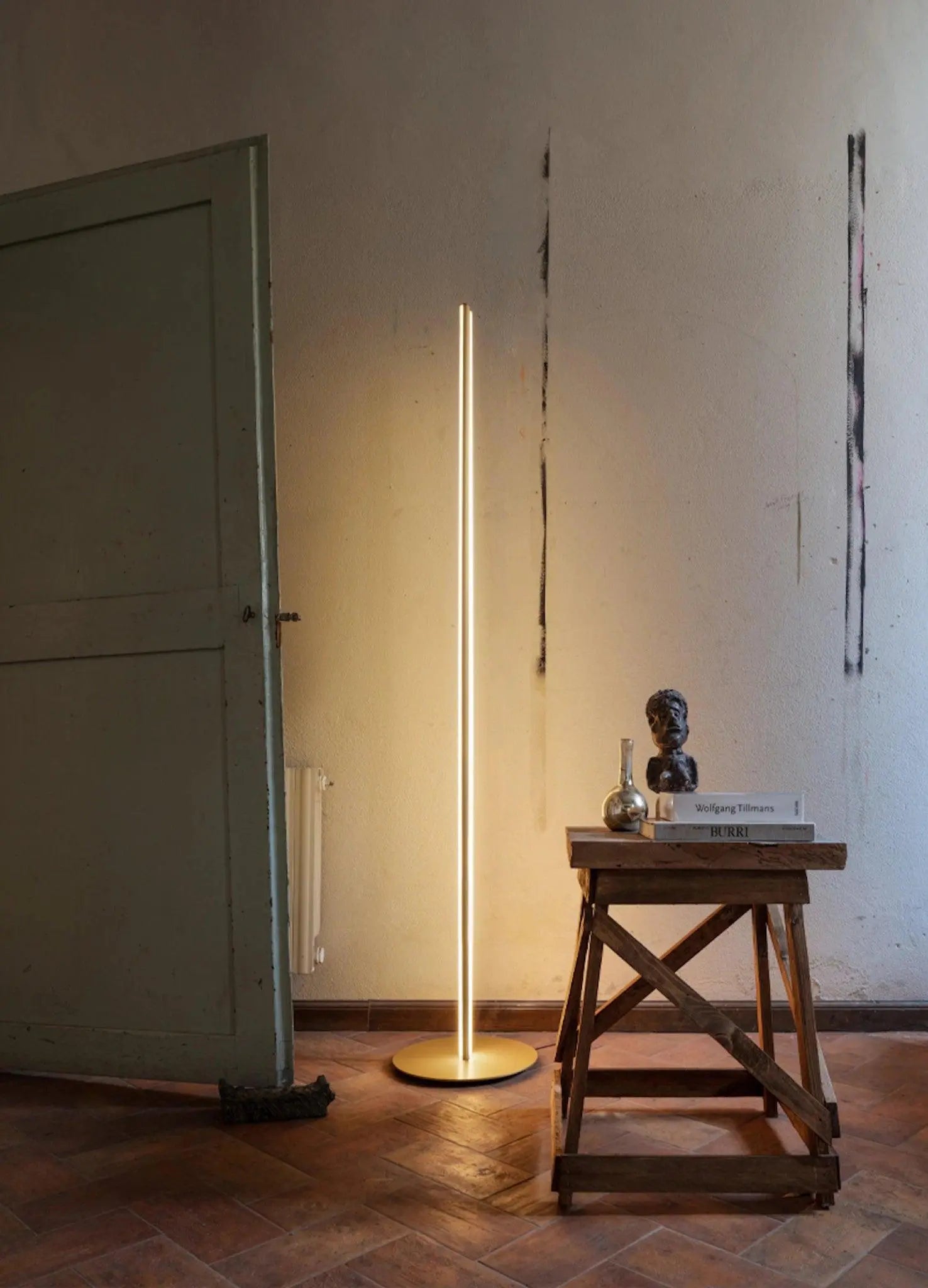 Lampa podłogowa COORDINATES szampański – Flos