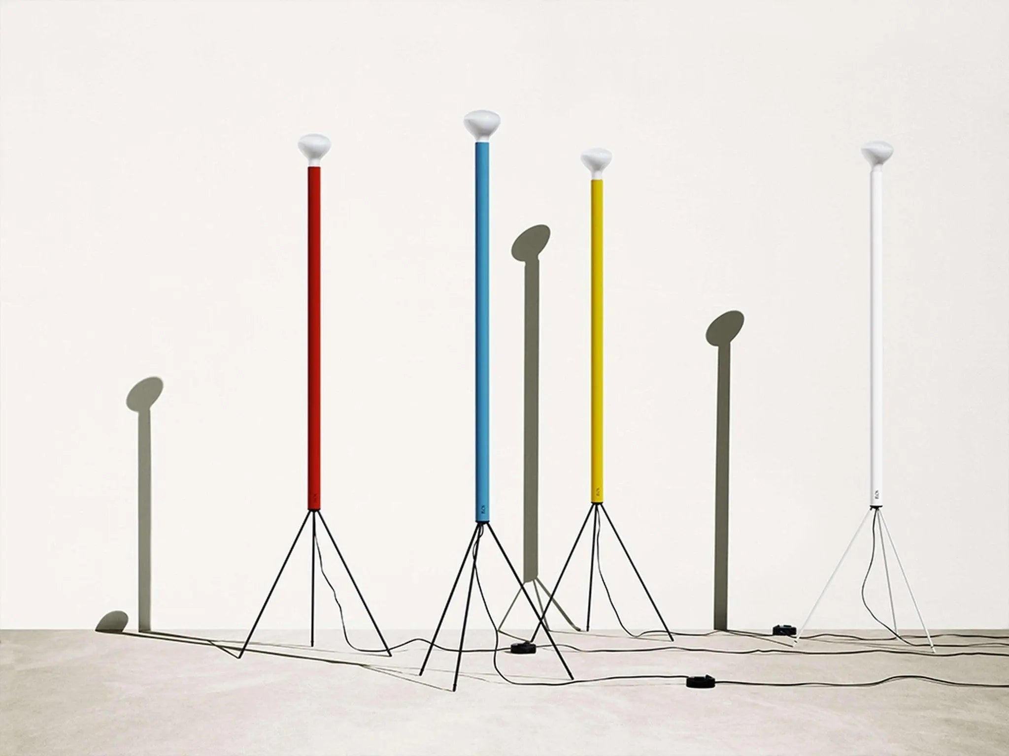 Lampa podłogowa LUMINATOR biały – Flos