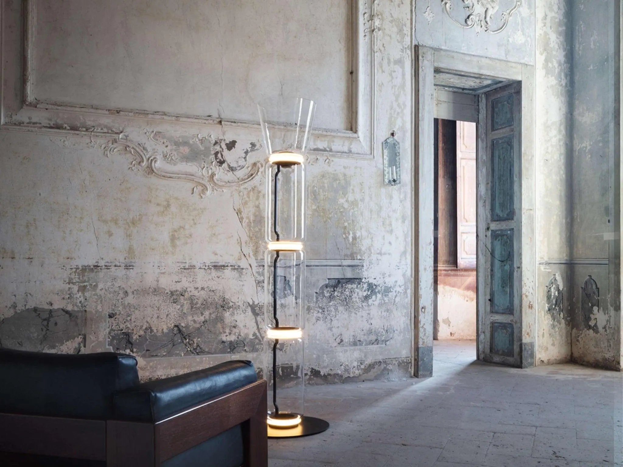 Lampa podłogowa NOCTAMBULE CONE szkło – Flos