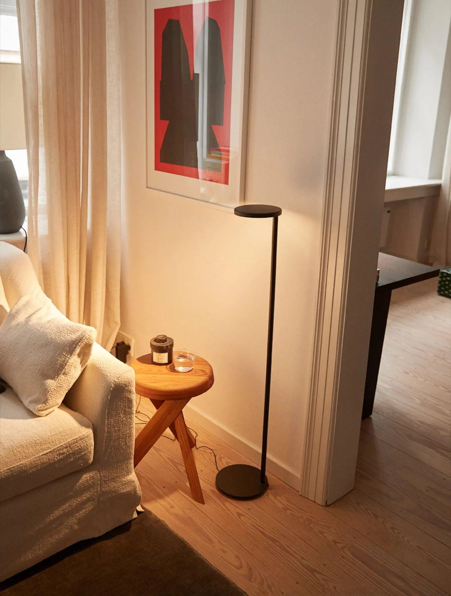 Lampa stojąca OBLIQUE brązowy matowy – Flos