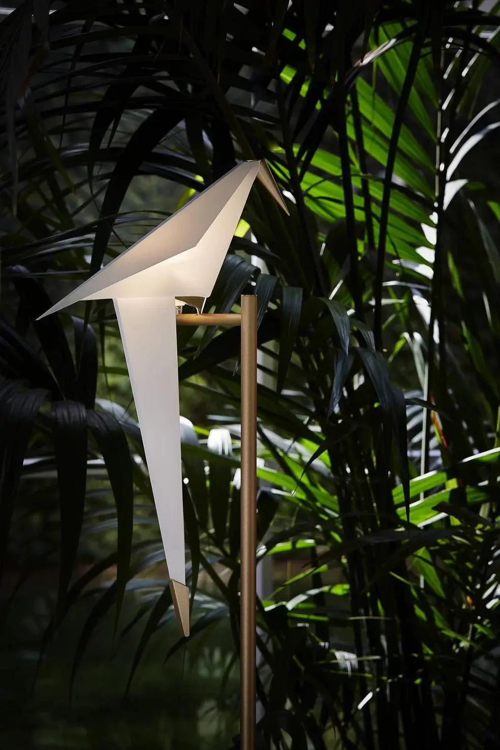 Lampa stojąca PERCH biały ze złotym – Moooi