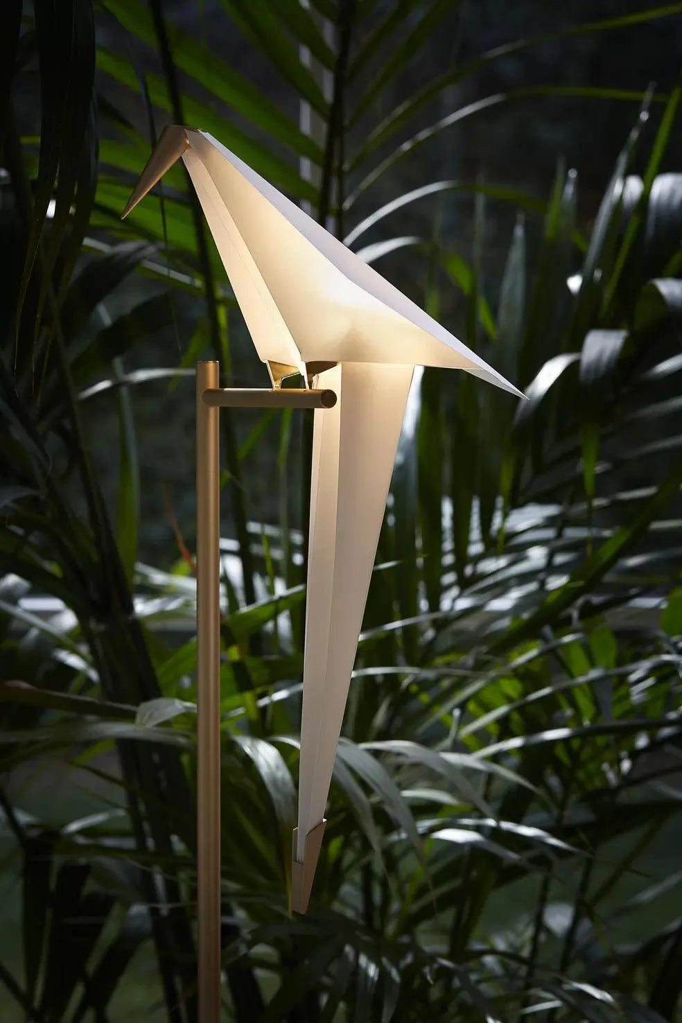 Lampa podłogowa PERCH biały ze złotym, marka Moooi