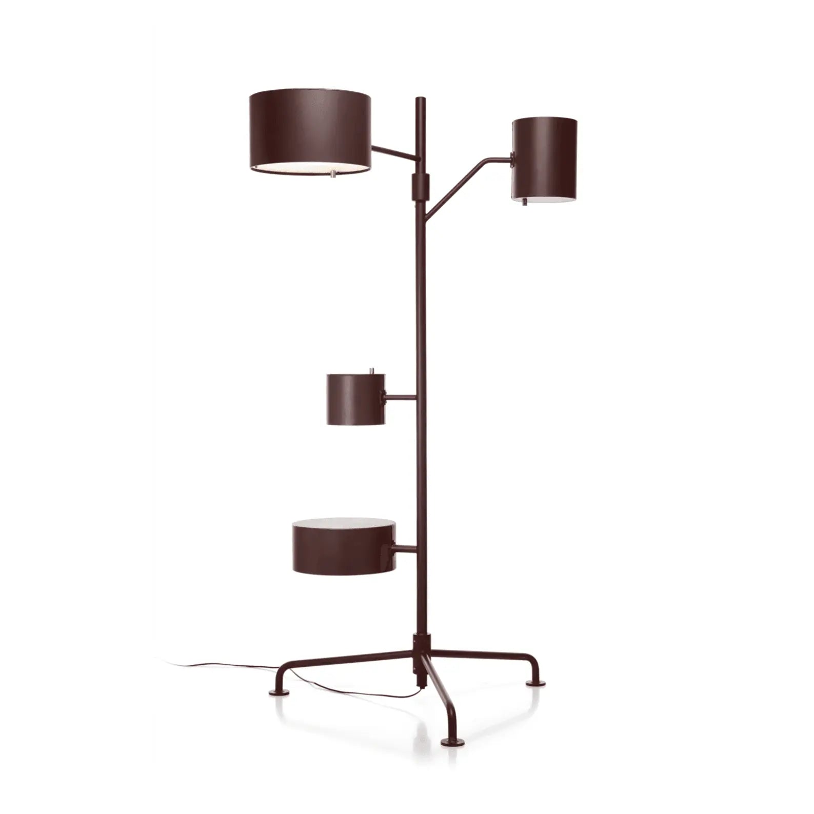Lampa podłogowa STATISTOCRAT mahoniowy brąz – Moooi