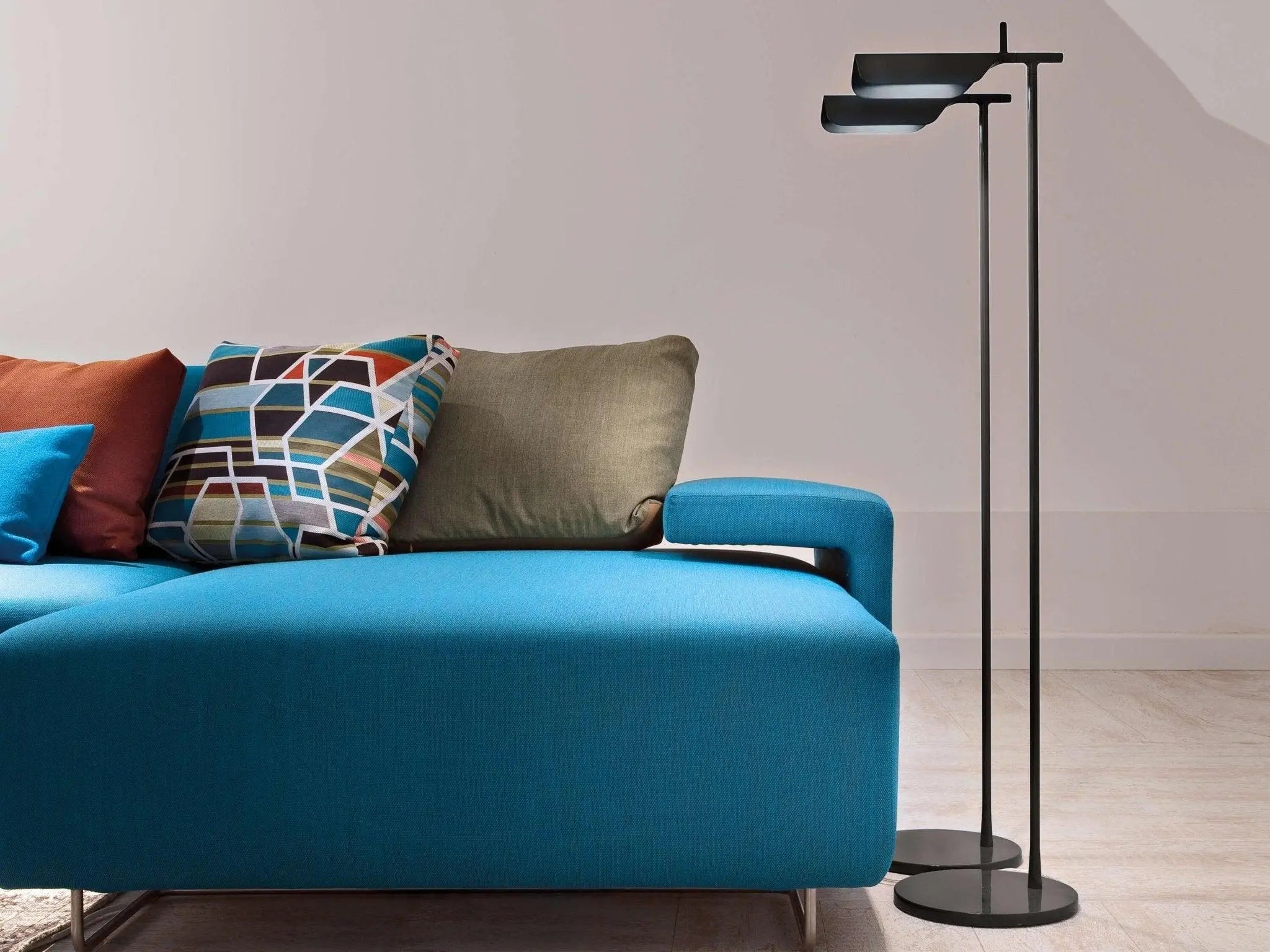 Lampa podłogowa do czytania TAB czarny – Flos