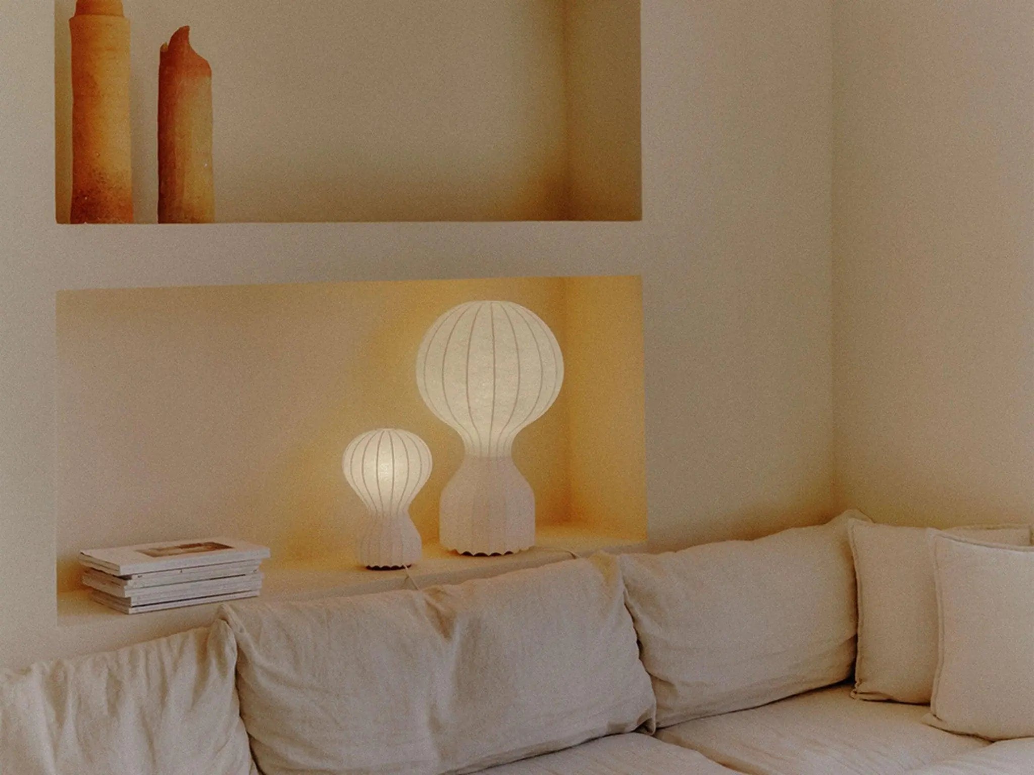 Lampa stołowa GATTO biały – Flos