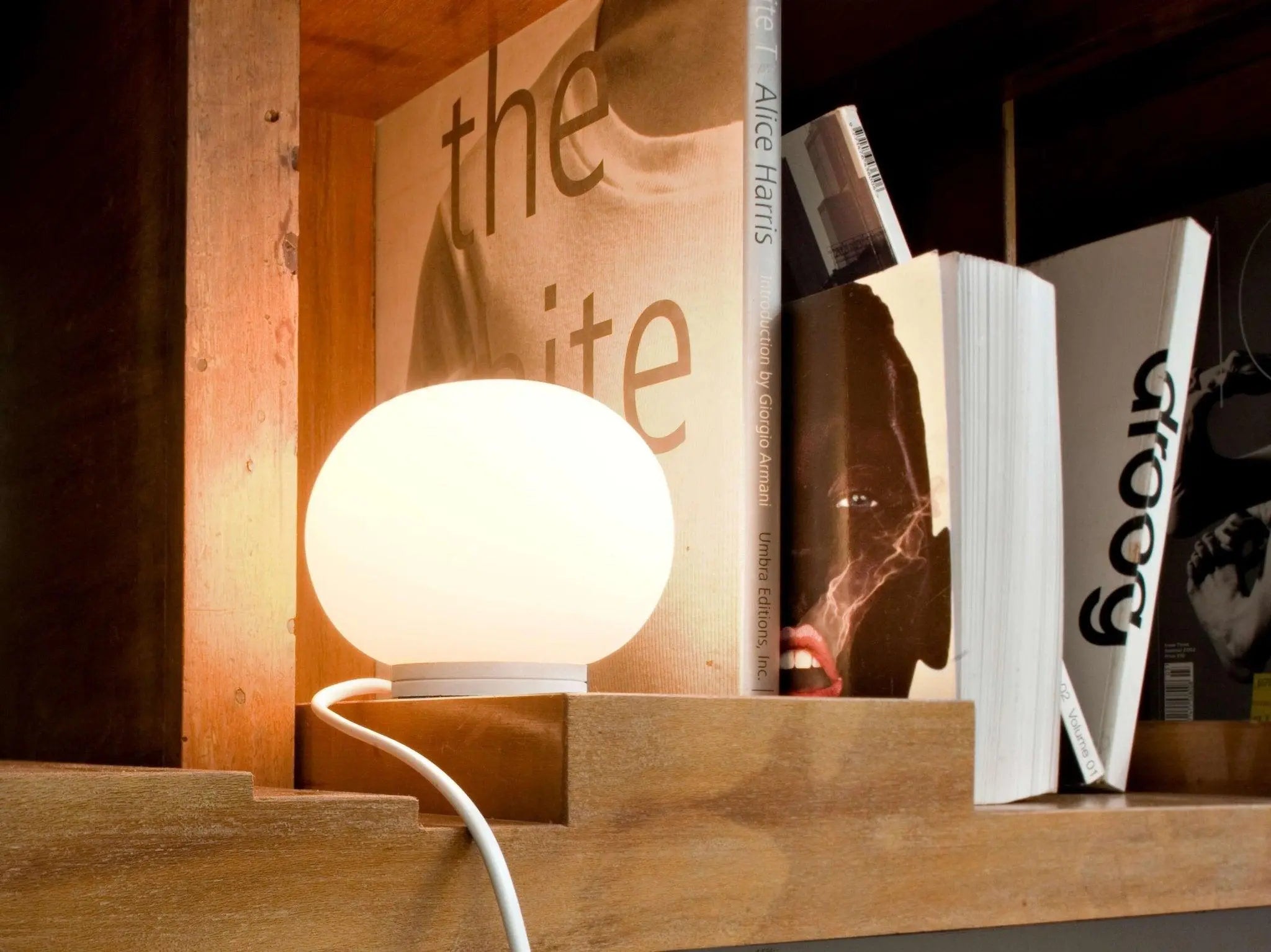 Lampa stołowa GLO-BALL biały – Flos