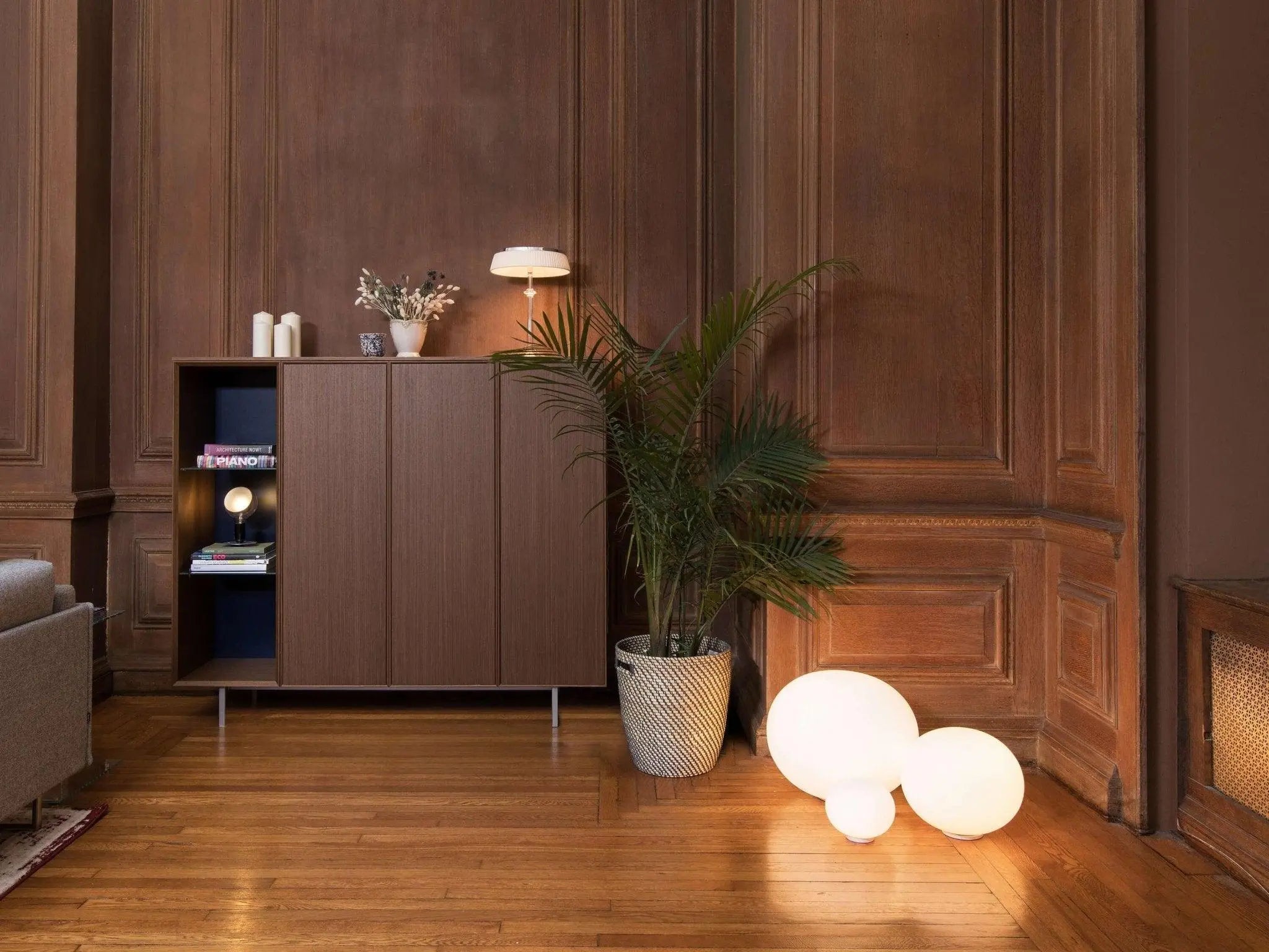 Lampa stołowa GLO-BALL biały – Flos