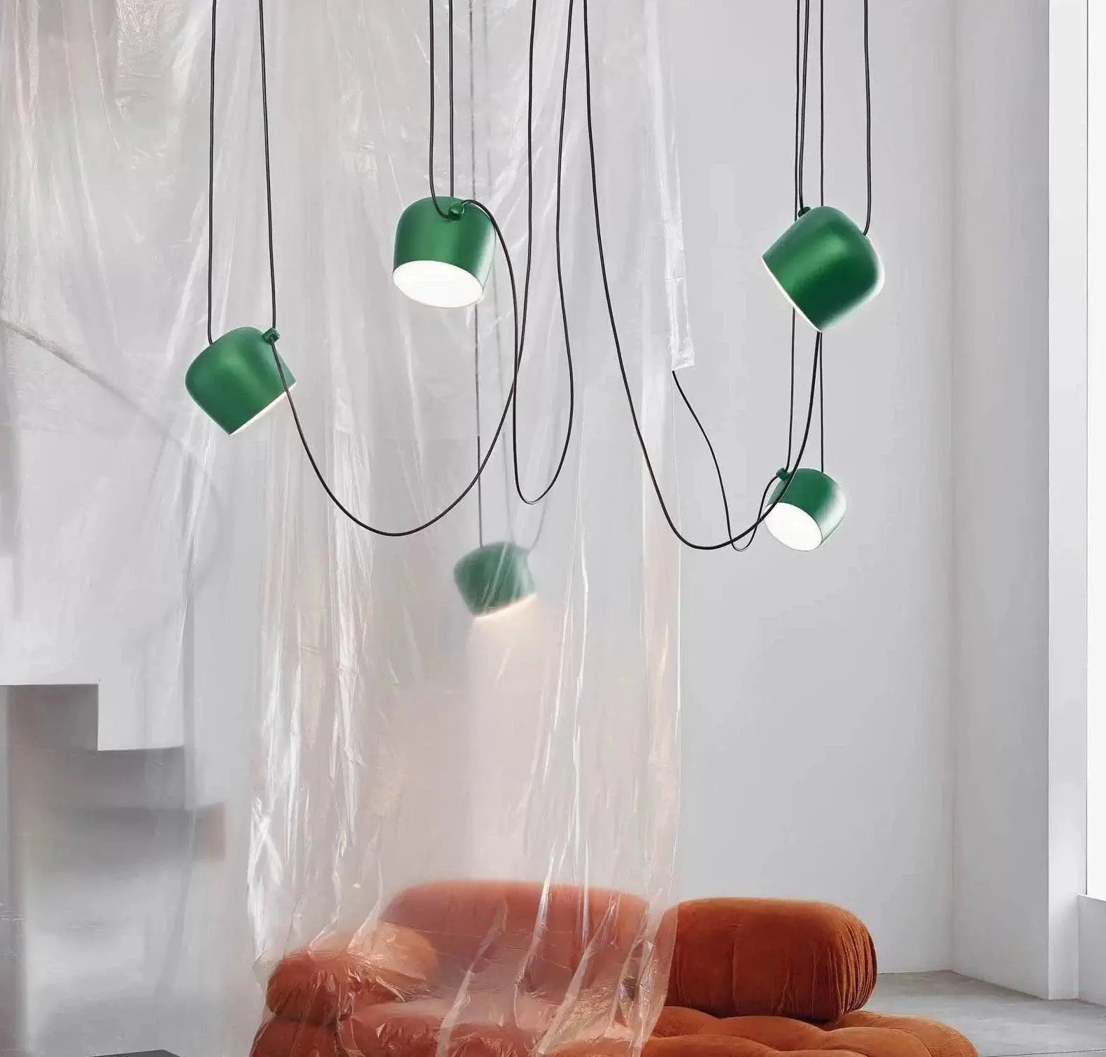 Lampa wisząca AIM zielony – Flos