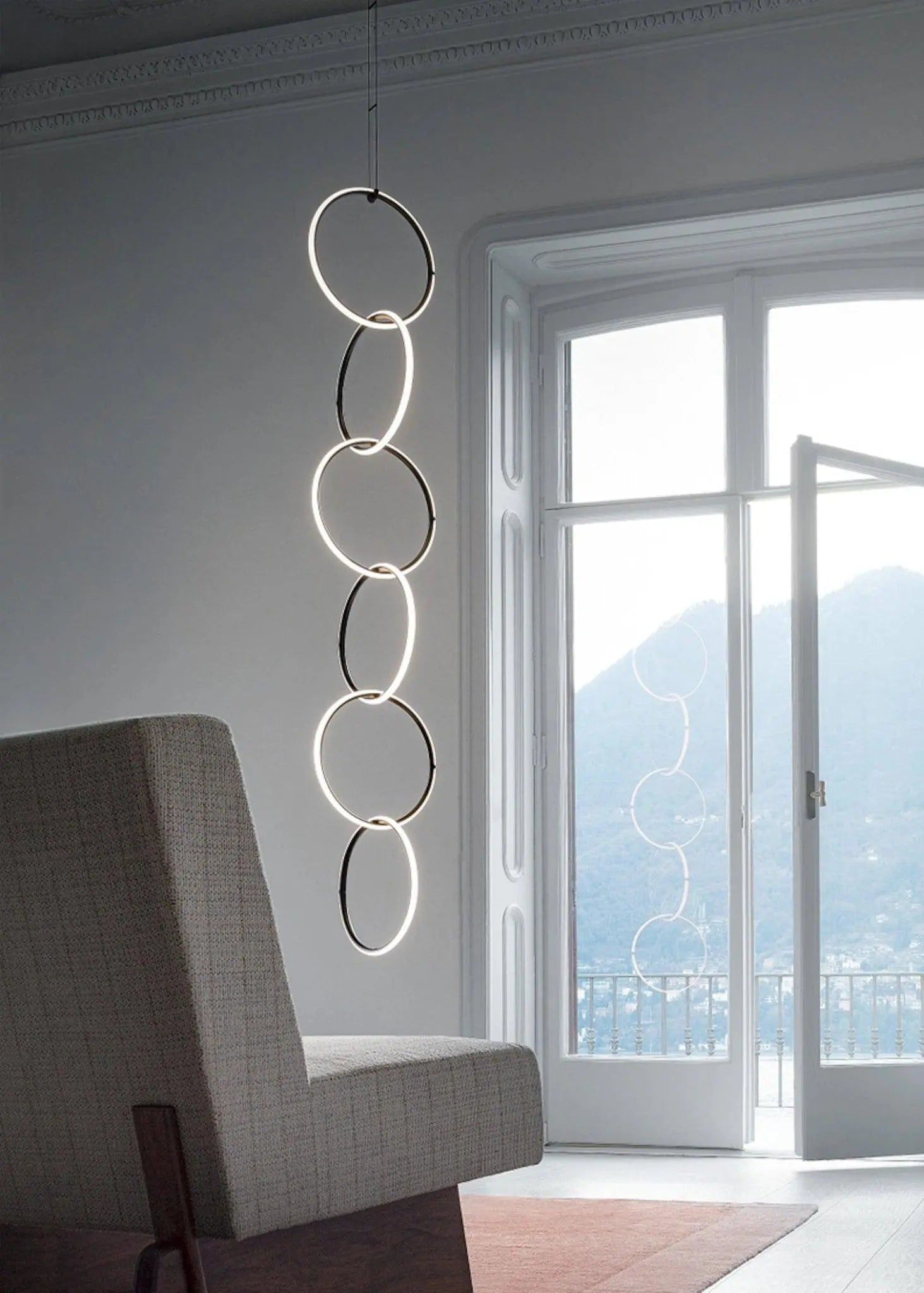 Lampa wisząca ARRANGEMENTS okrąg – Flos