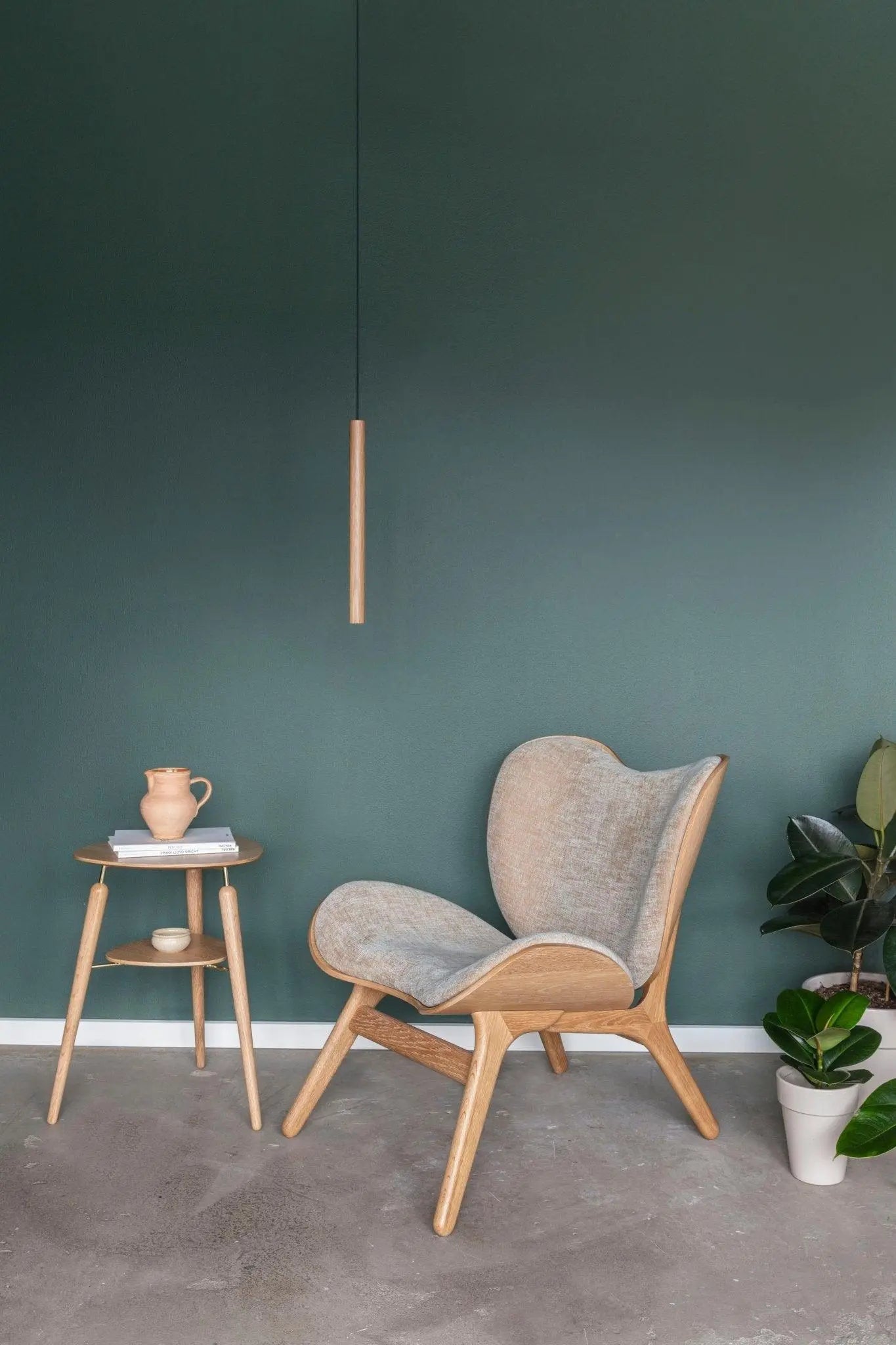 Lampa wisząca CHIMES TALL ciemny dąb – Umage
