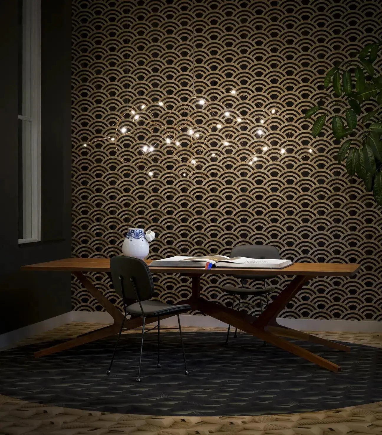 Lampa wisząca FLOCK OF LIGHT mosiądz – Moooi