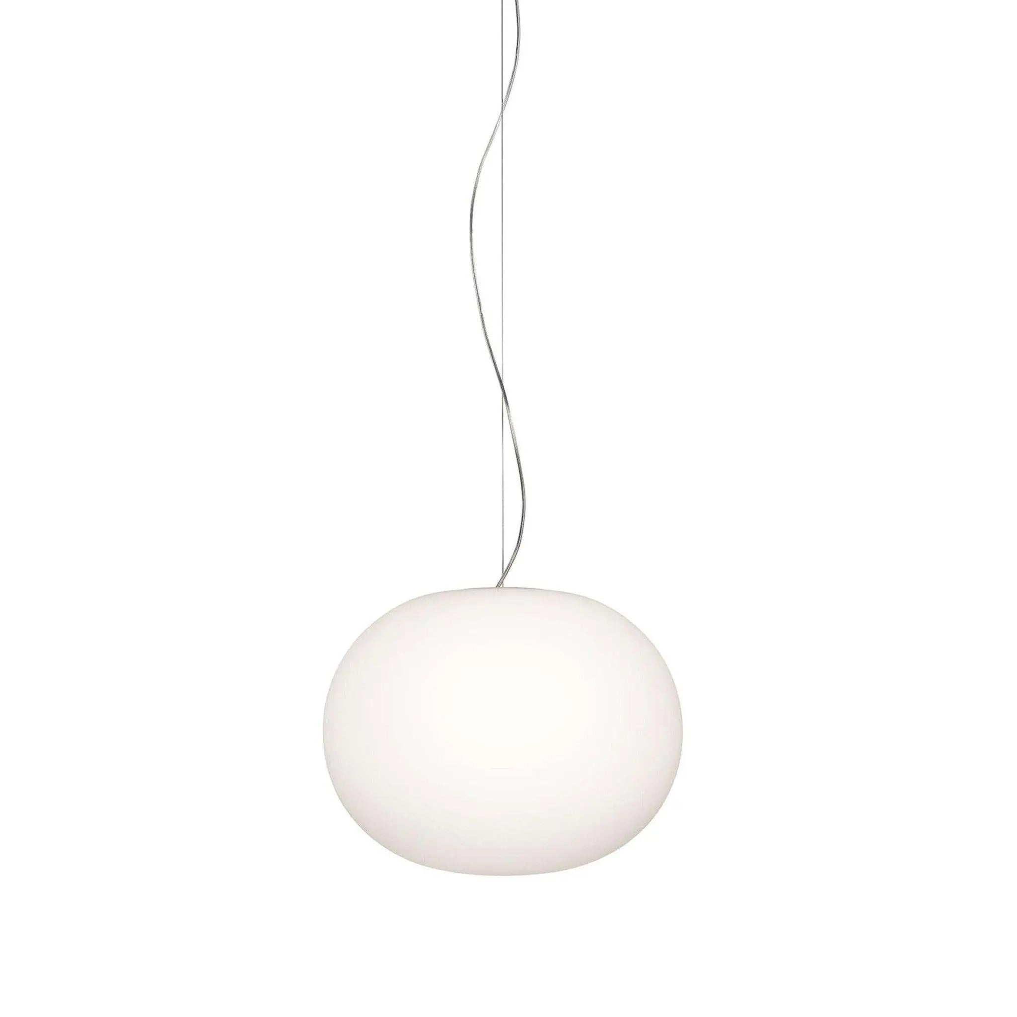 Lampa wisząca GLO-BALL biały – szkło, Flos