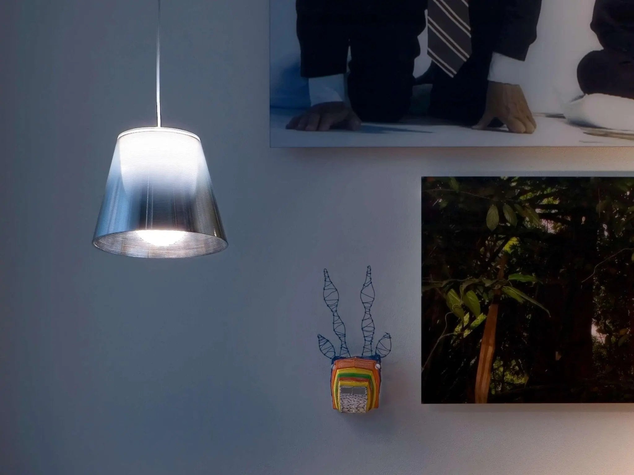 Lampa wisząca KTRIBE srebrny – Flos