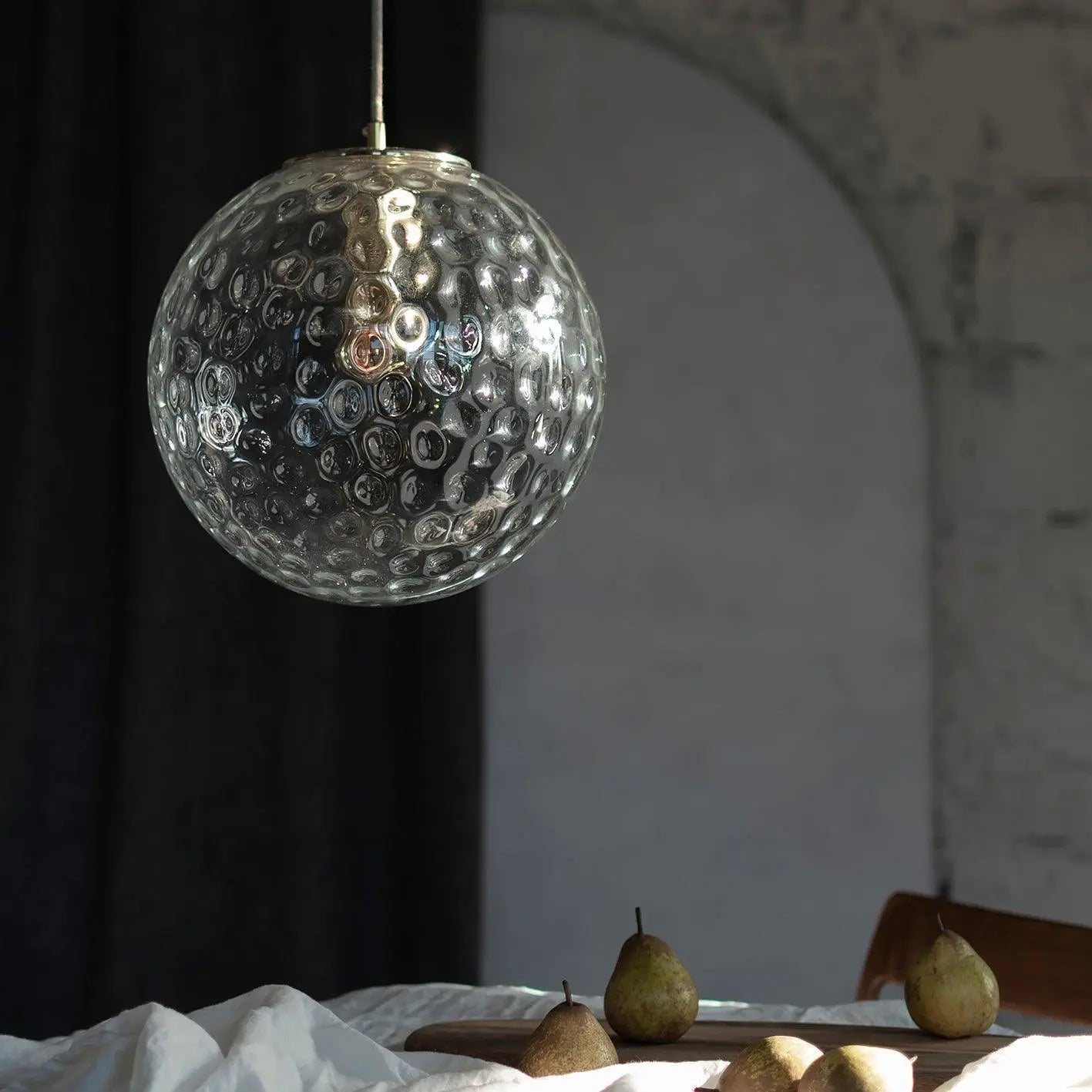 Lampa wisząca KULA REFLEKSYJNA mosiężny – mosiądz, Embassy Interiors