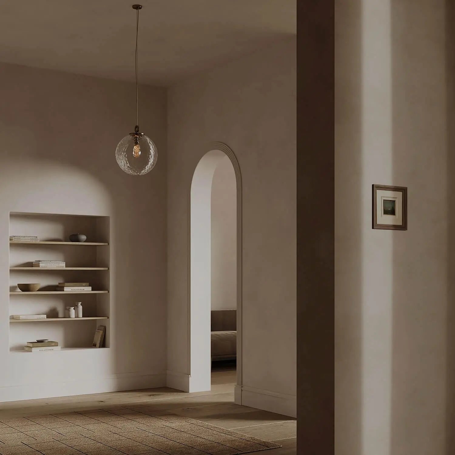 Lampa wisząca KULA REFLEKSYJNA mosiężny – Embassy Interiors