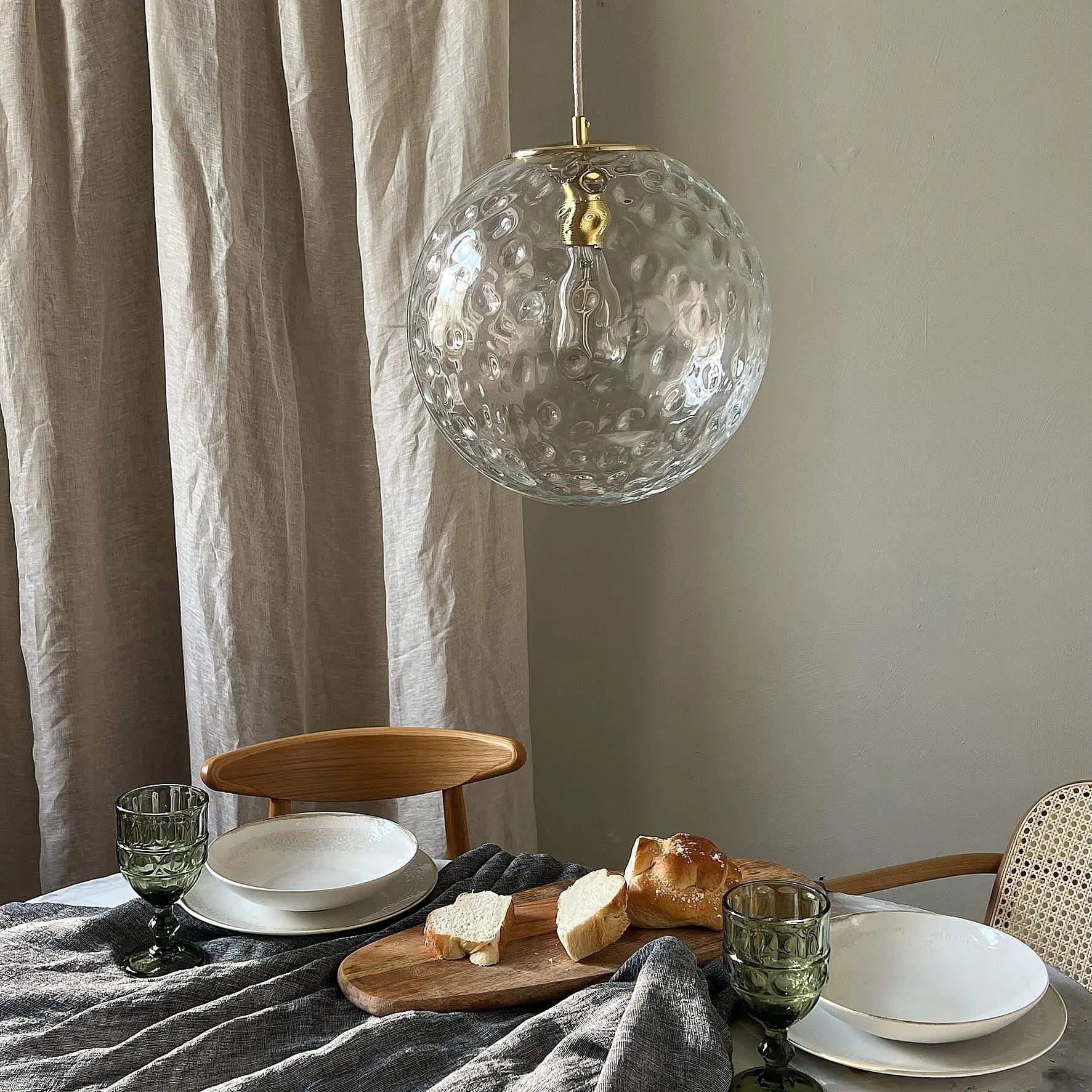 Lampa wisząca KULA REFLEKSYJNA mosiężny – mosiądz