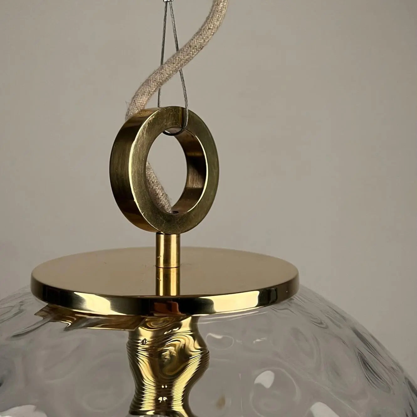 Lampa wisząca KULA REFLEKSYJNA mosiężny – mosiądz