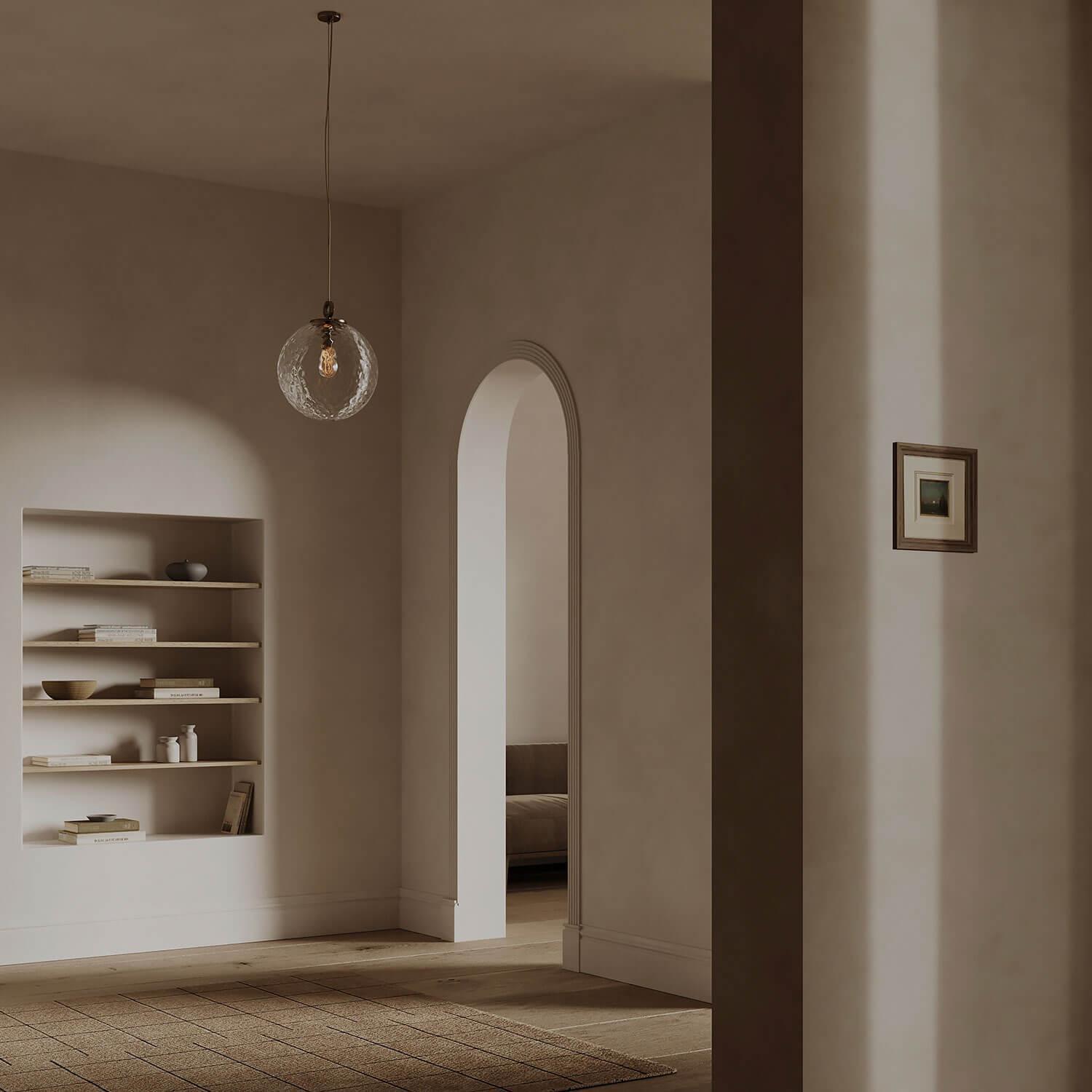 Lampa wisząca KULA REFLEKSYJNA nikiel – Embassy Interiors