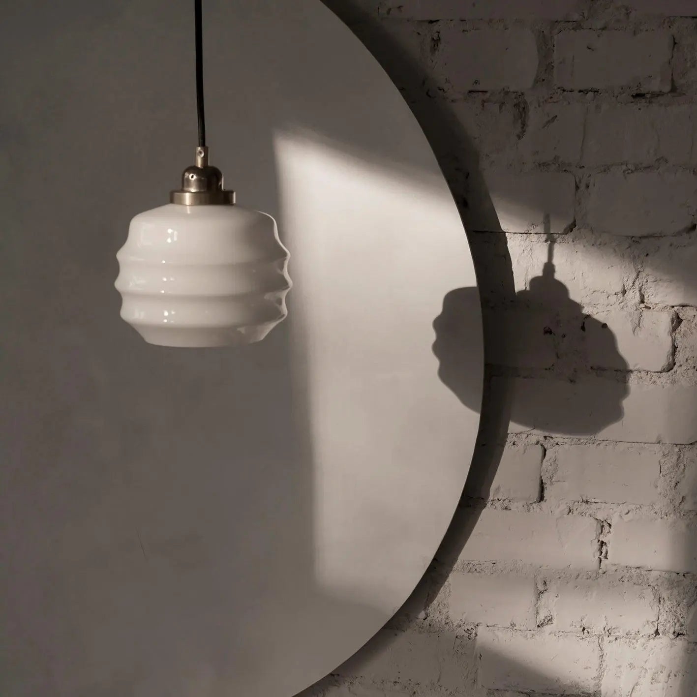 Lampa wisząca MAŁY UL mosiężny – mosiądz i szkło