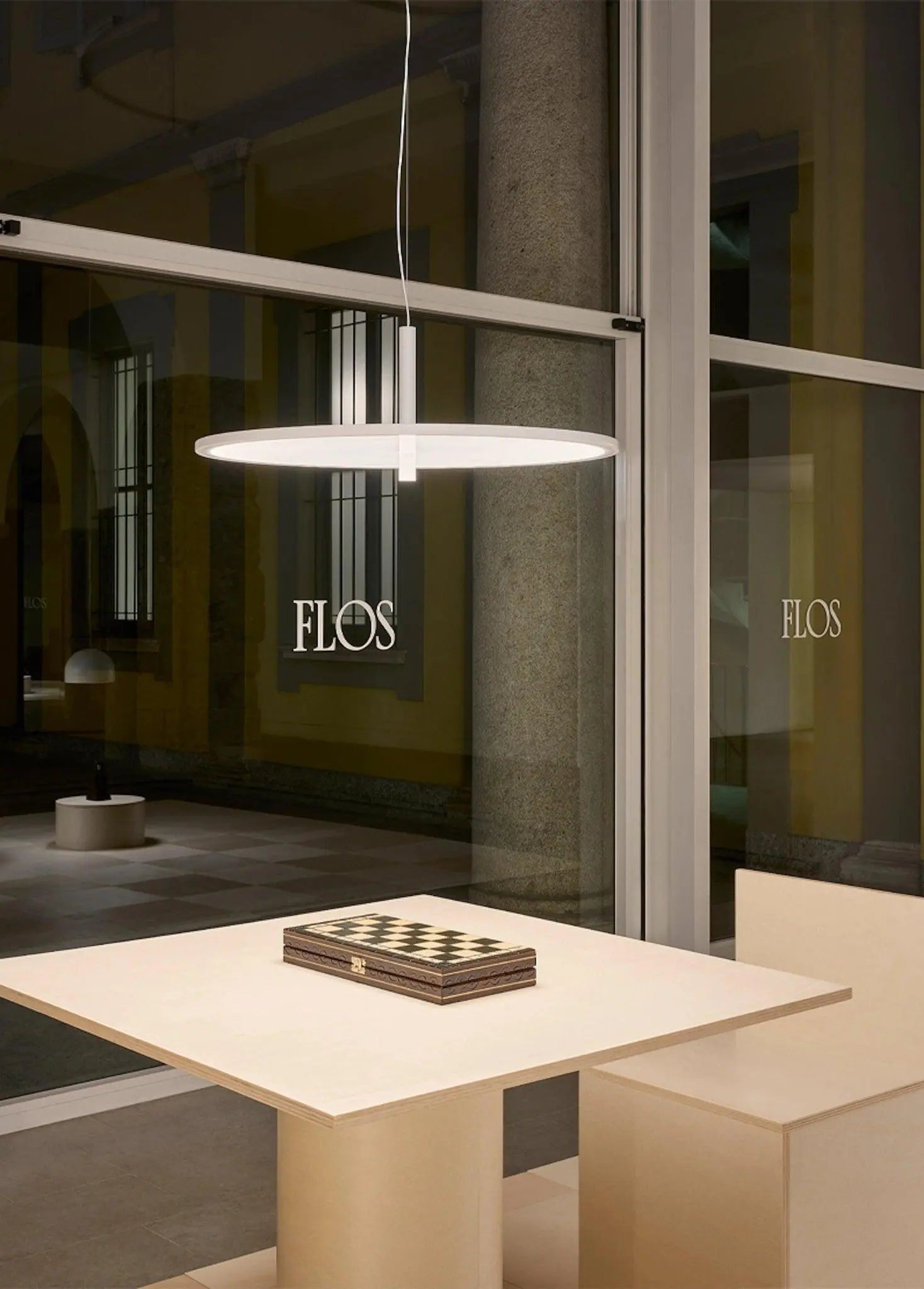 Lampa wisząca MY DISC biały – Flos