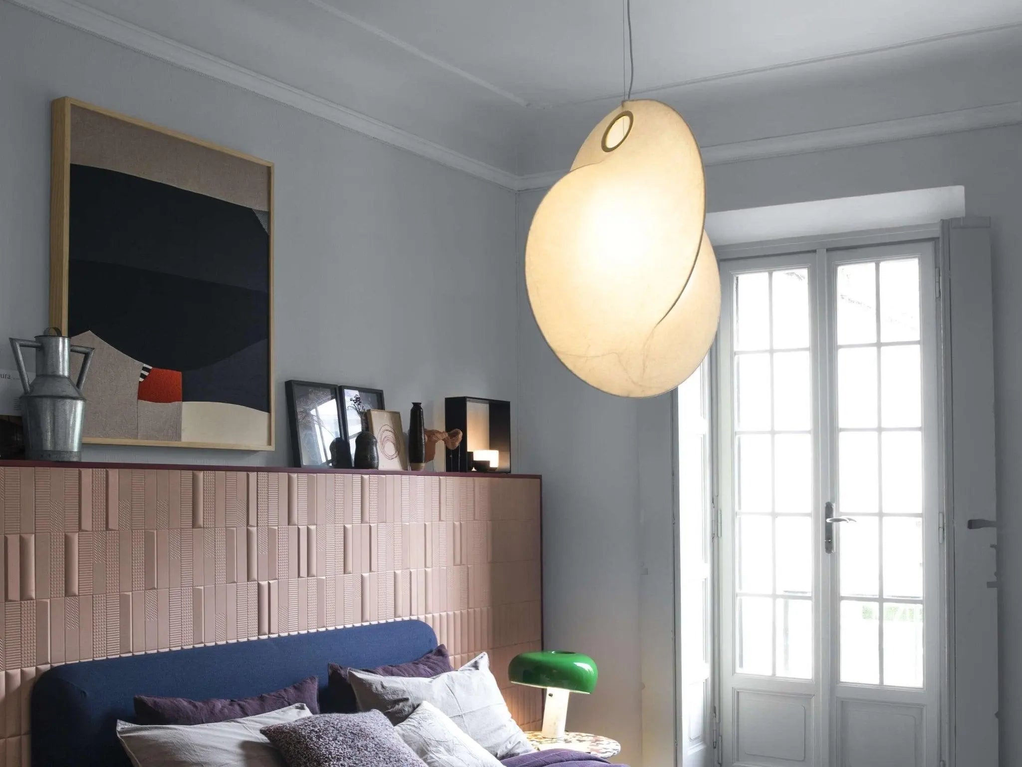 Lampa wisząca OVERLAP biały – Flos
