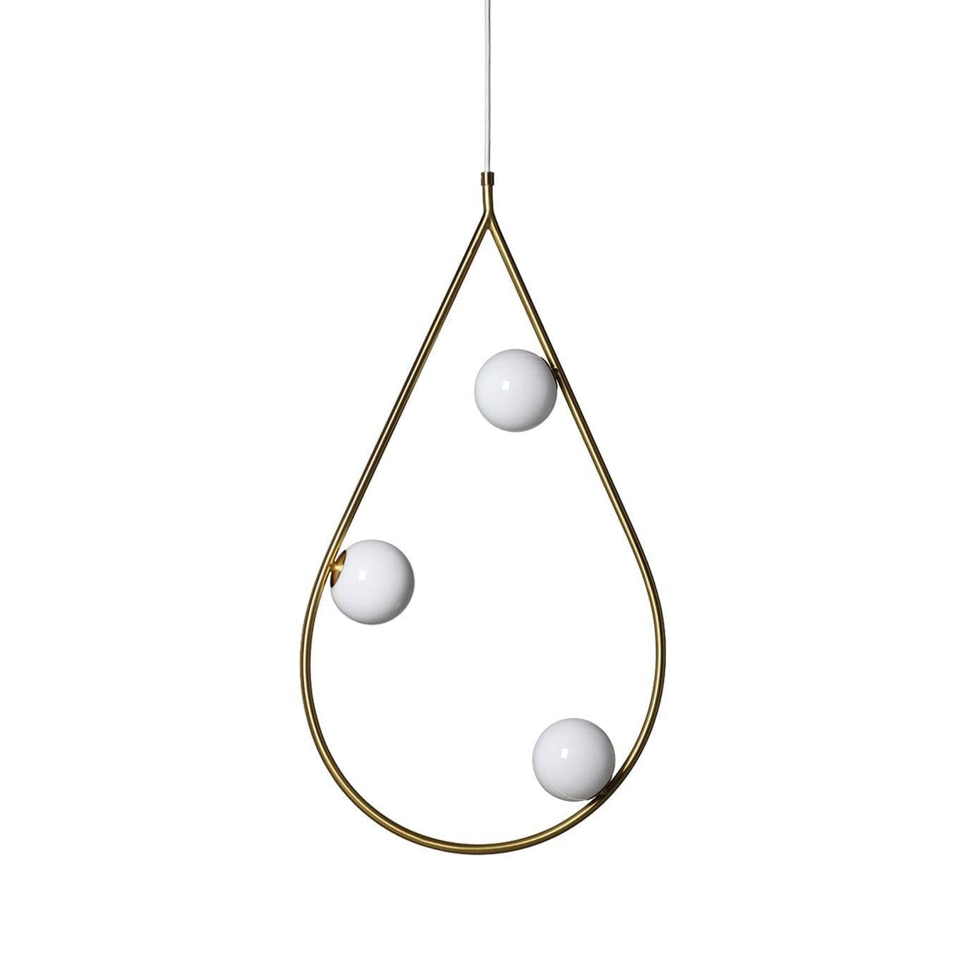 Lampa wisząca PEARLS GRAND mosiężny Pholc Eye on Design