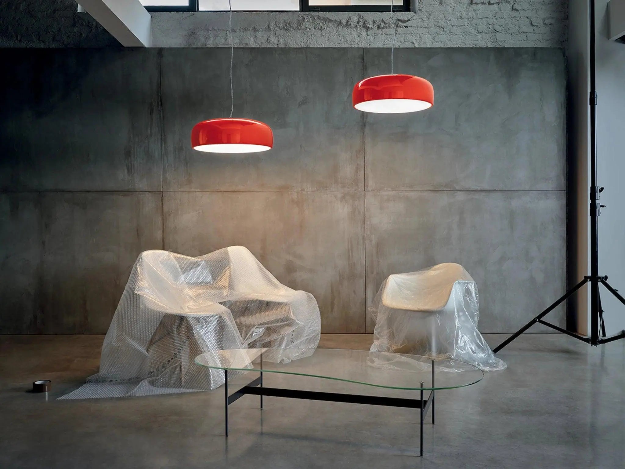 Lampa wisząca SMITHFIELD czerwony – Flos