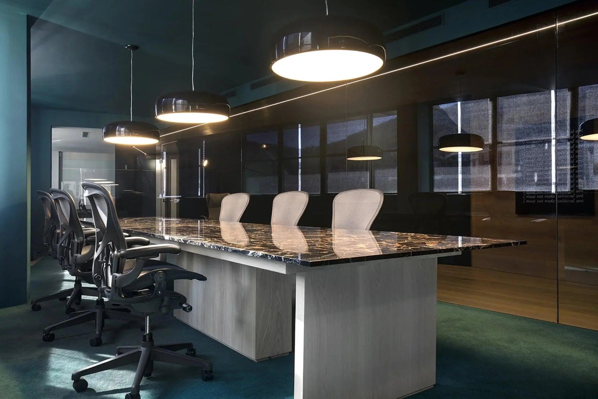 Lampa wisząca SMITHFIELD PRO czarny – Flos