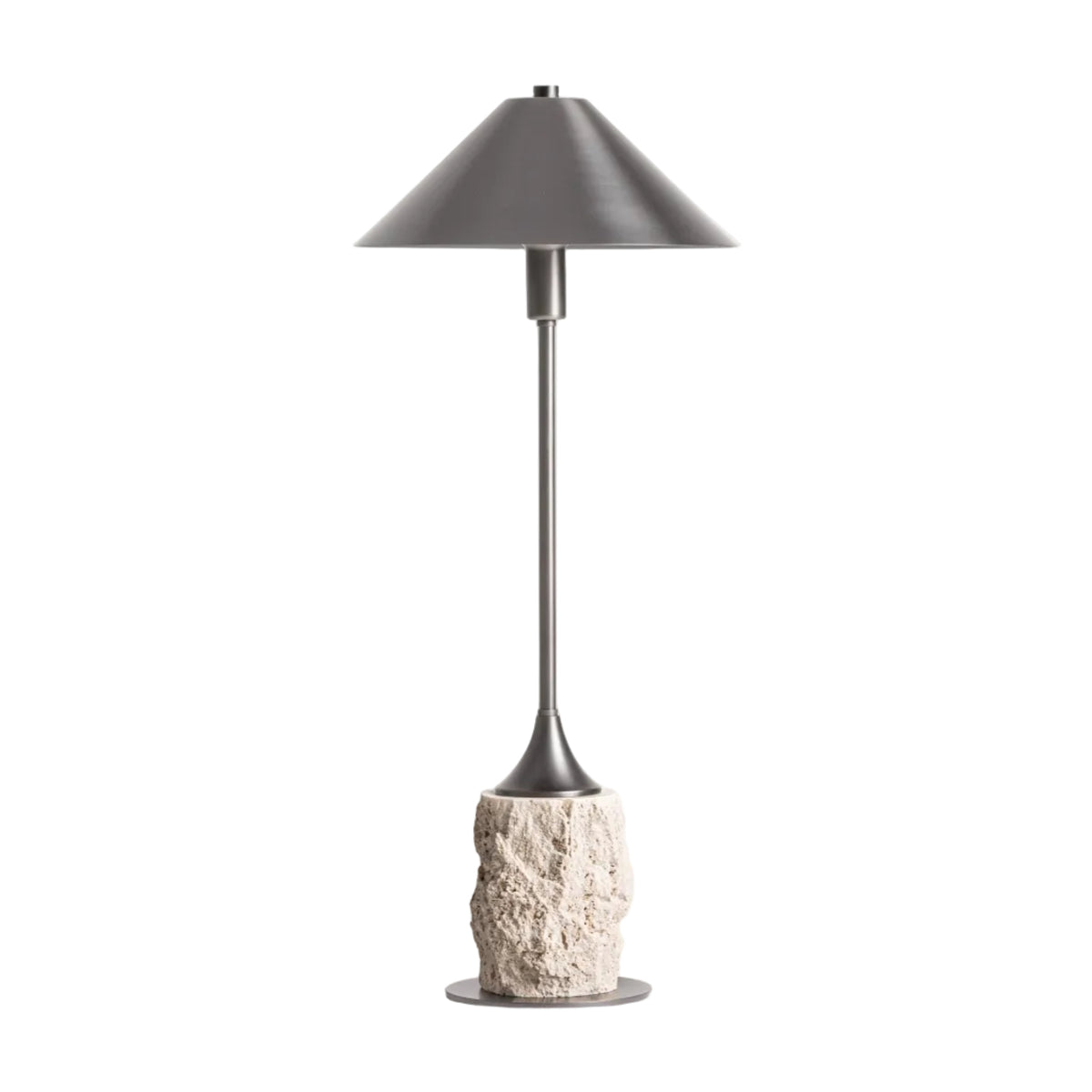 Lampa stołowa FRANGY mosiądz z marmurową podstawą
