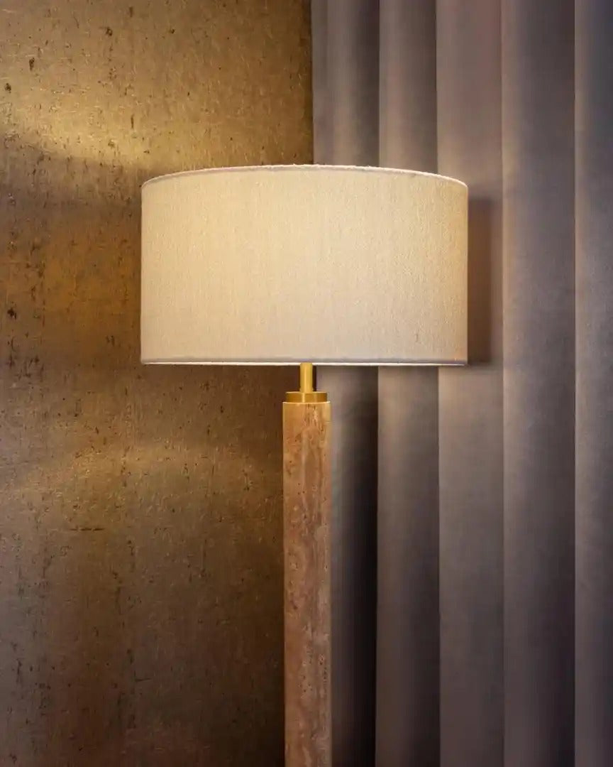 Lampa podłogowa LOREN brązowy