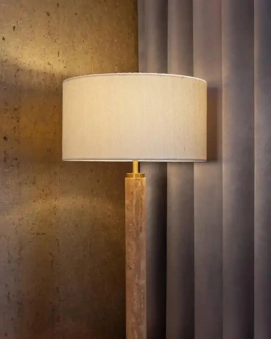 Lampa podłogowa LOREN brązowy – styl nowoczesny