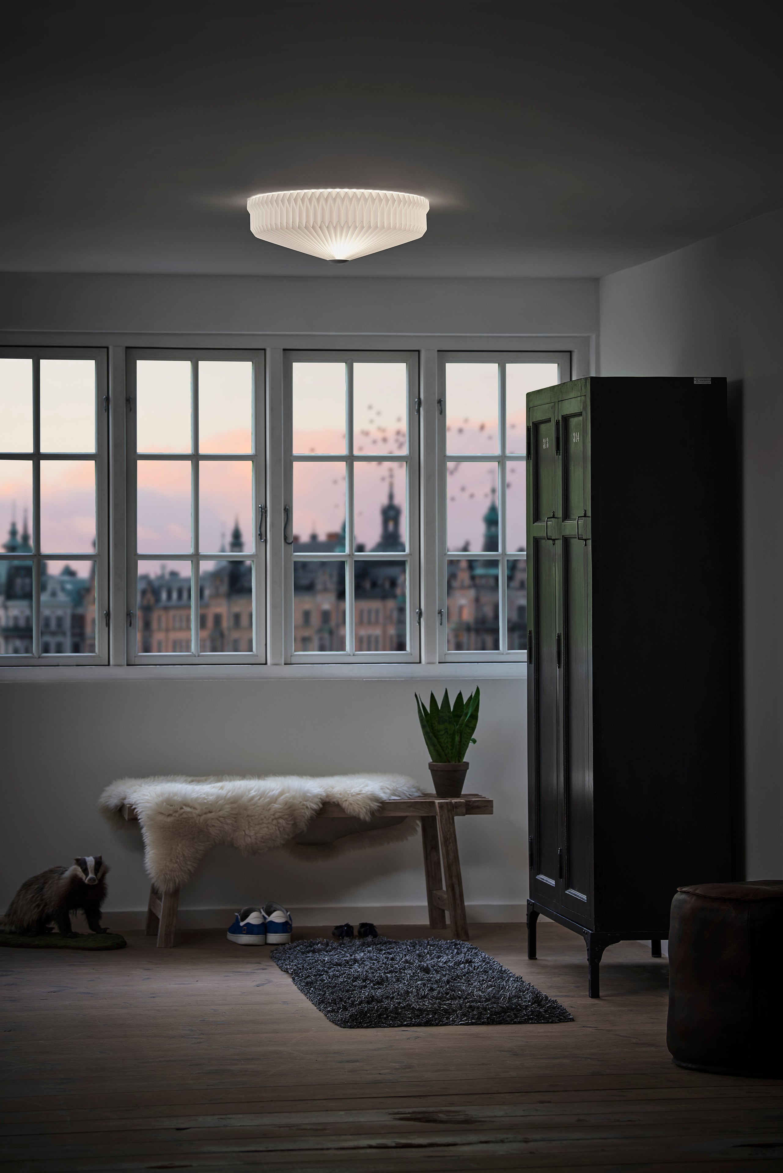 Lampa ścienna MODEL 30 biały