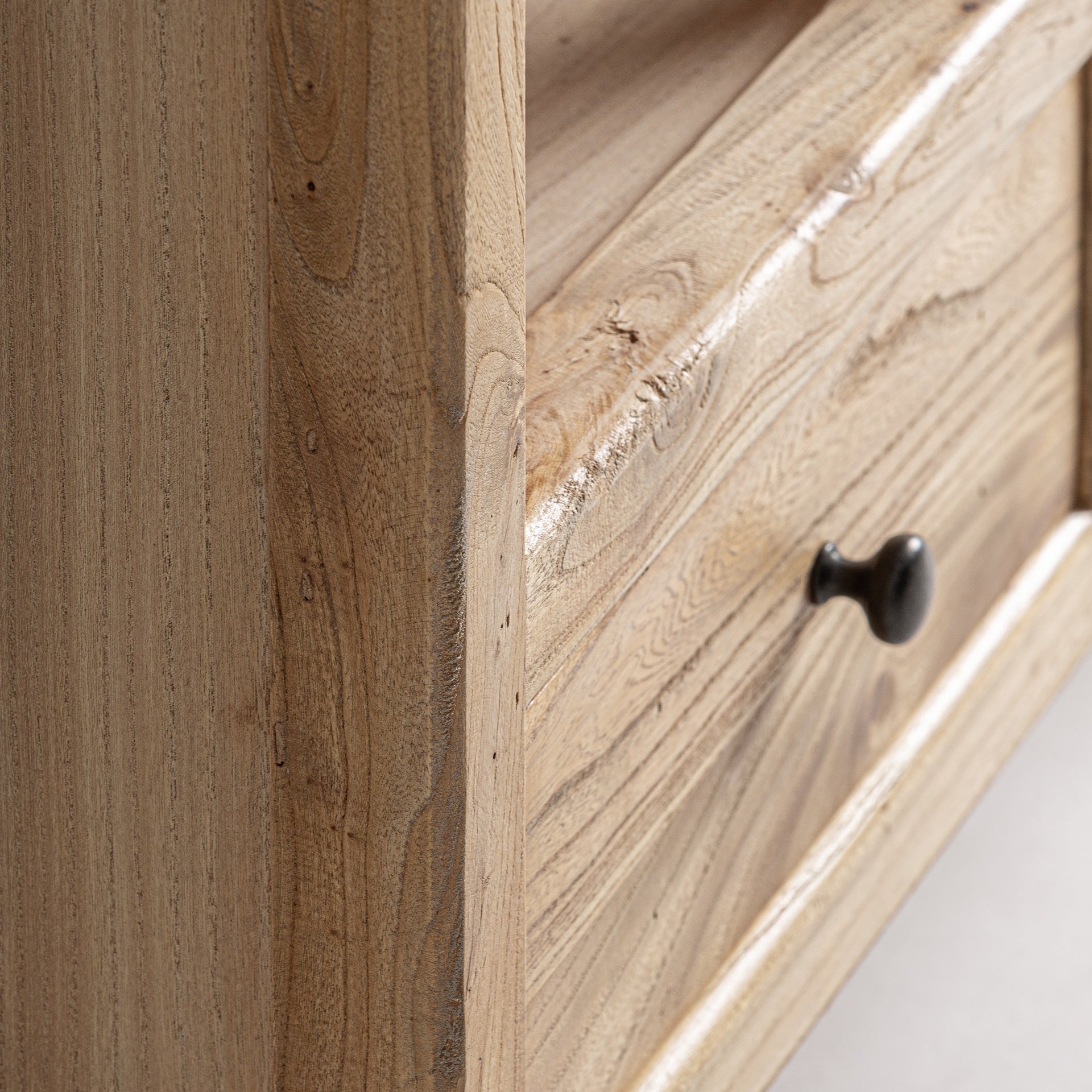 Regał BRECEY drewno z recyklingu