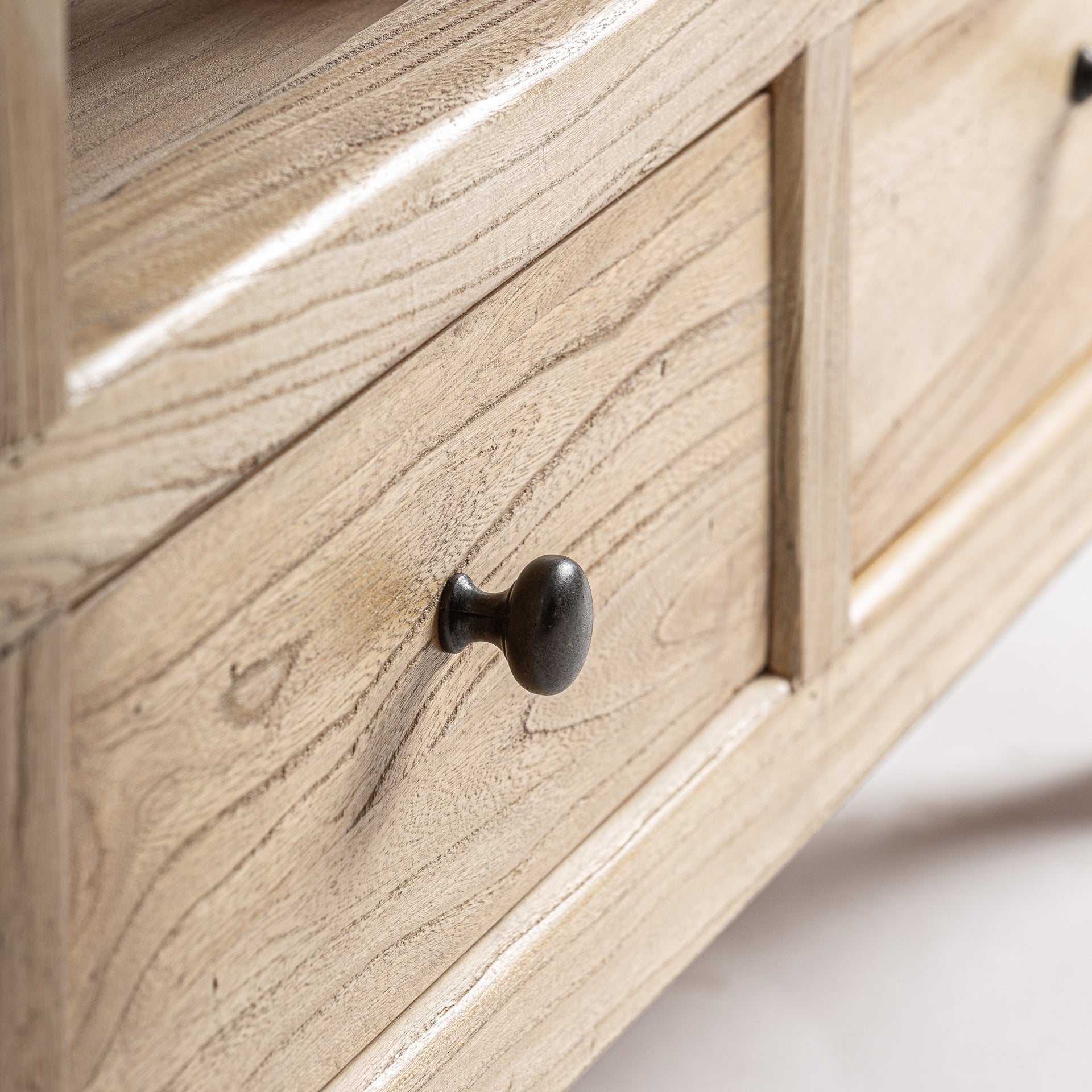 Regał BRECEY drewno z recyklingu