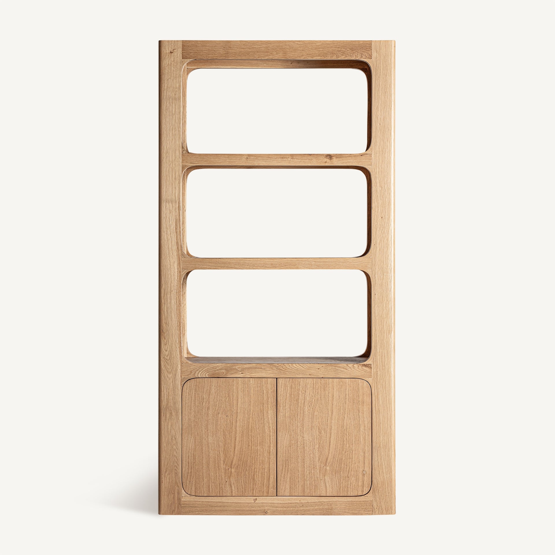 Regał SAULGE drewno dębowe