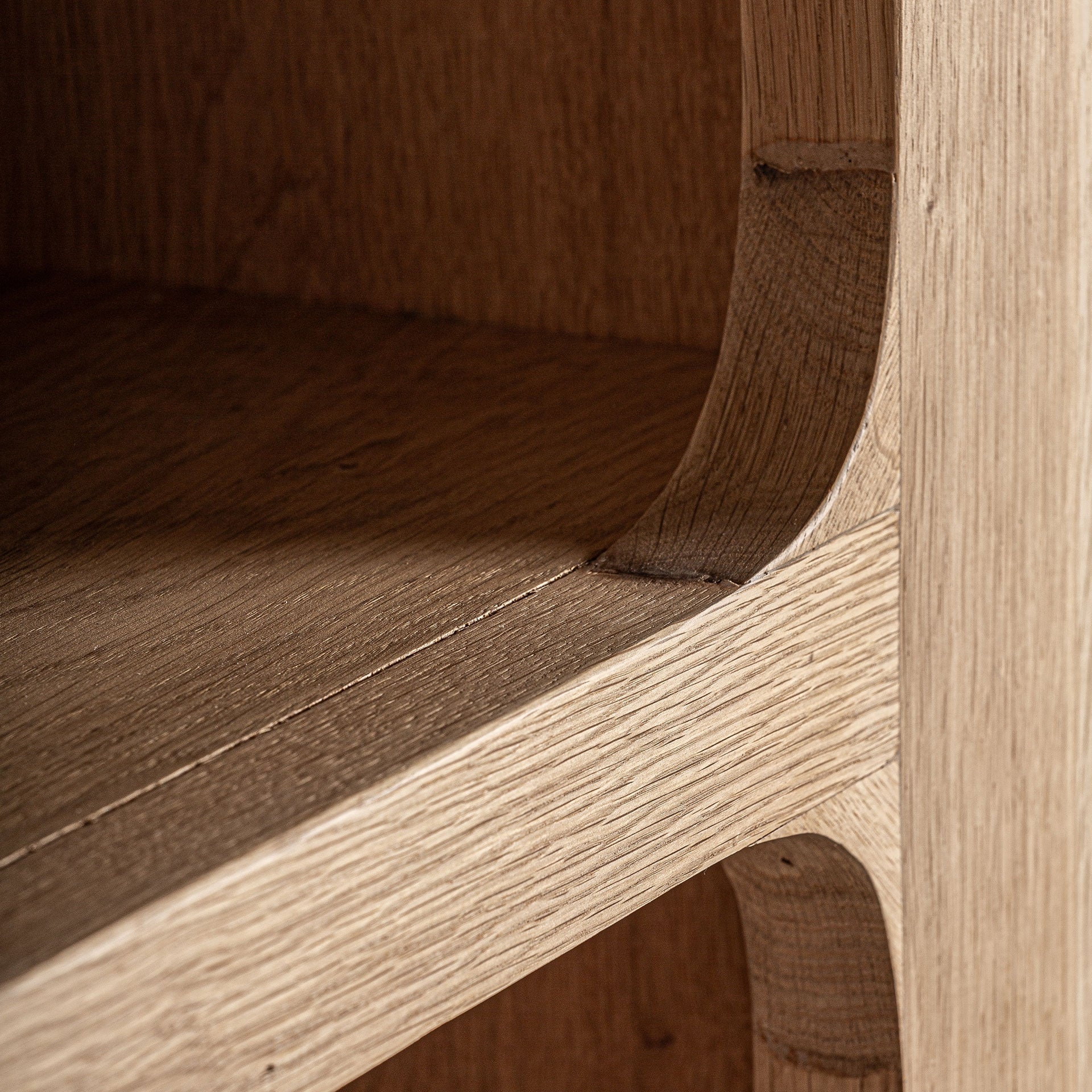 Regał SAULGE drewno dębowe