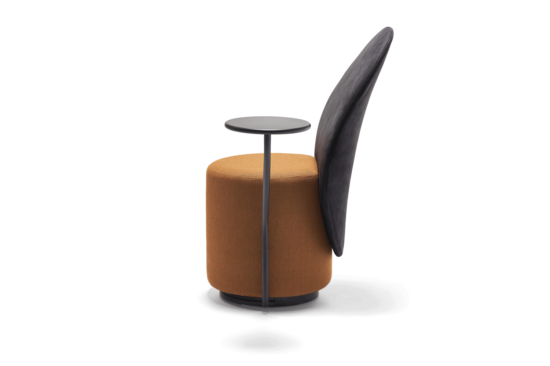 LOOMI upholstered armchair with table