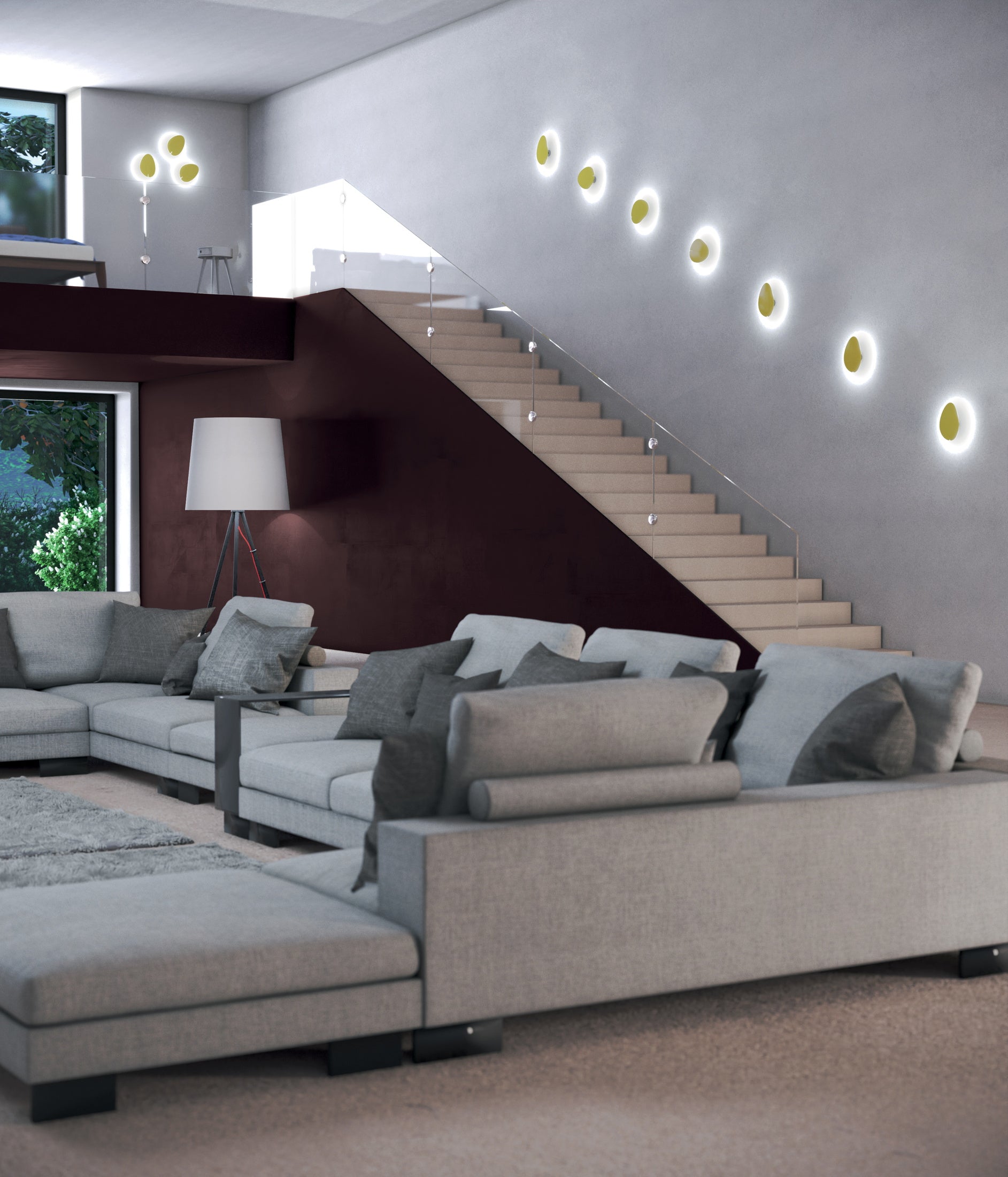 LUCCIOLA wall lamp yellow