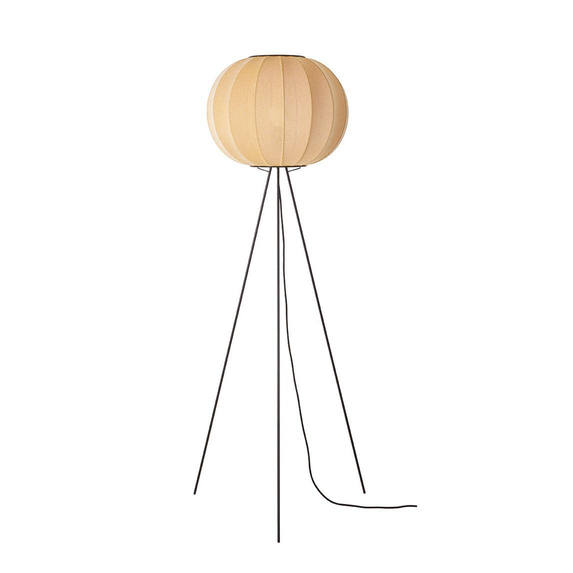 Lampa podłogowa trójnóg wysoka KNIT-WIT żółty