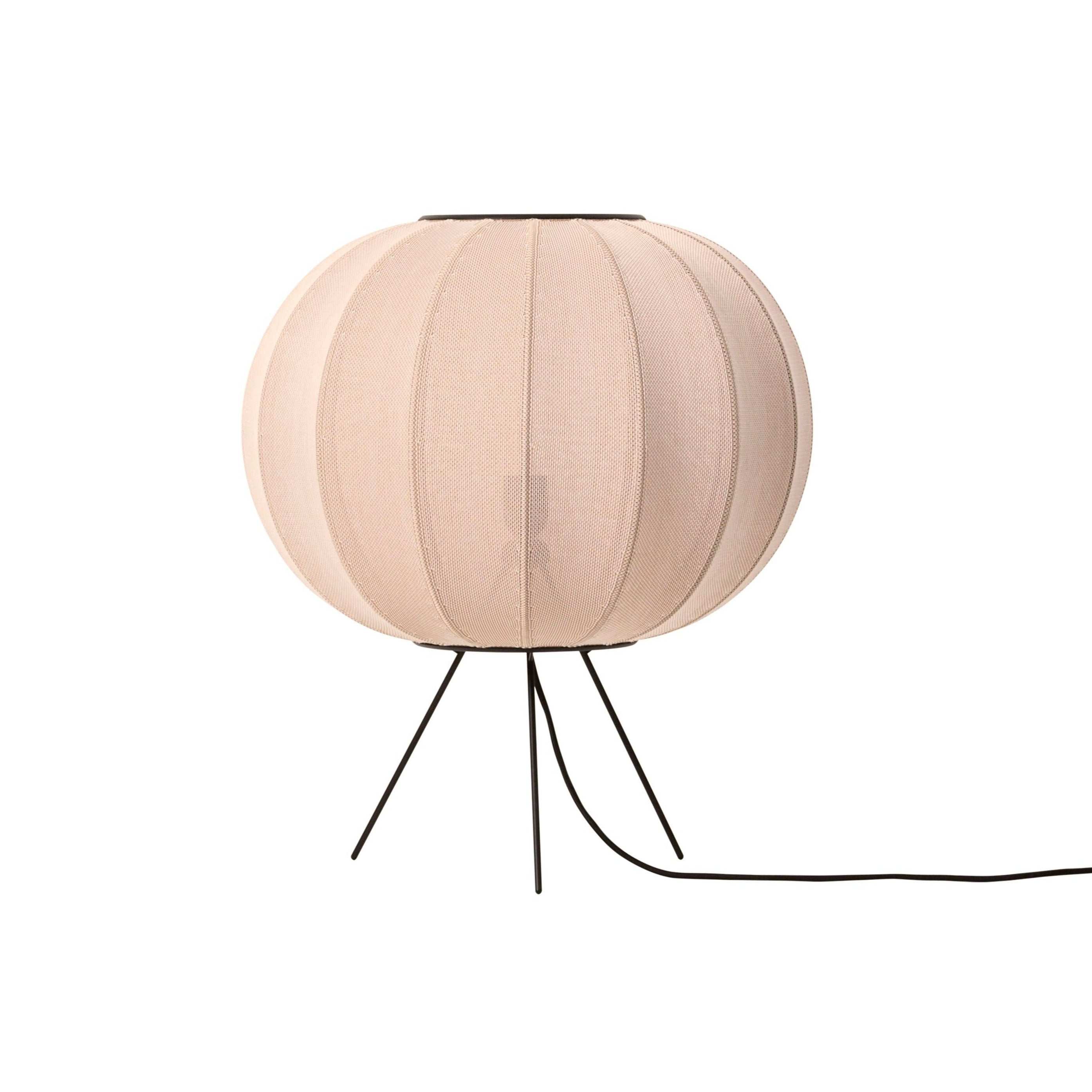 Lampa podłogowa trójnóg niska KNIT-WIT piaskowy