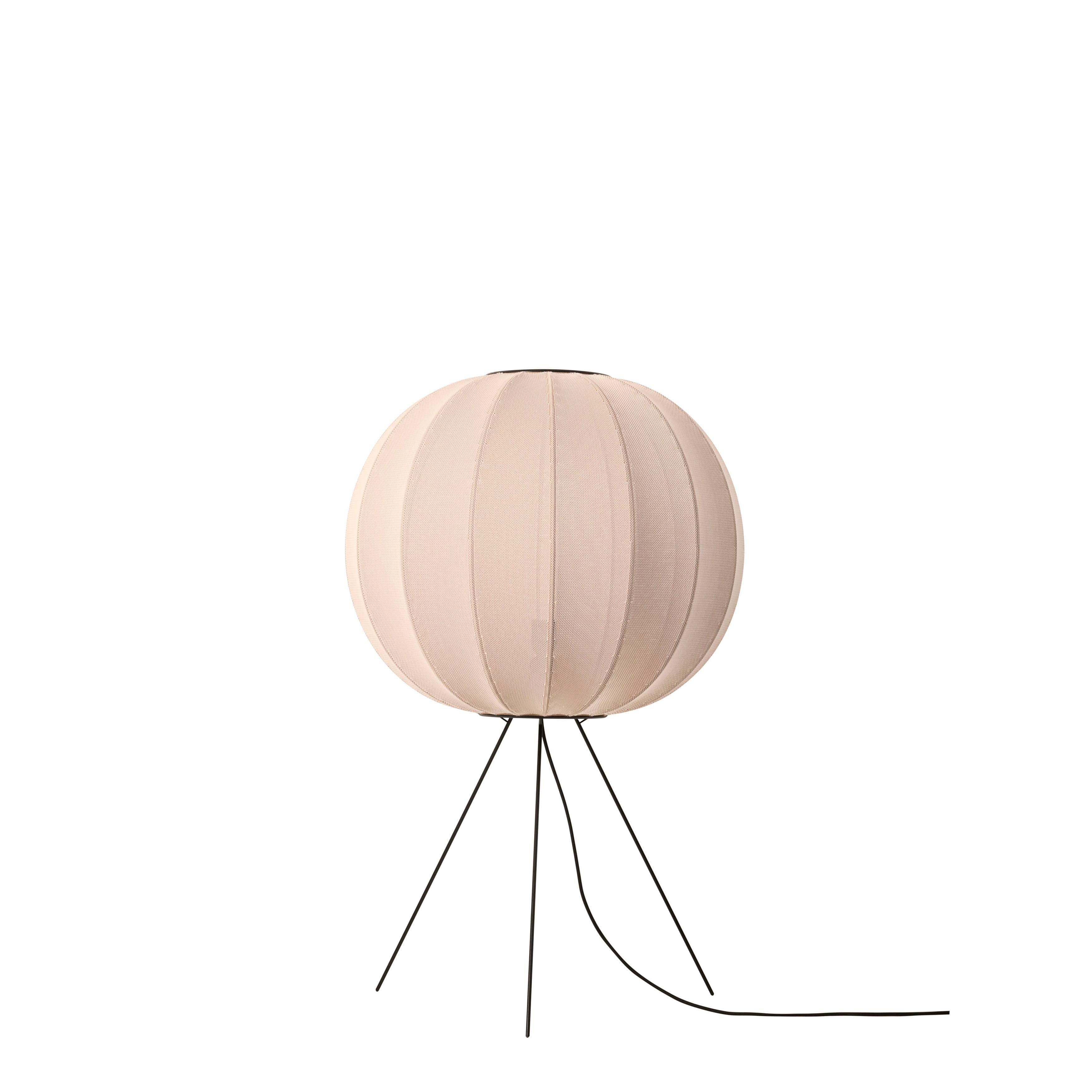 Lampa podłogowa trójnóg niska KNIT-WIT piaskowy