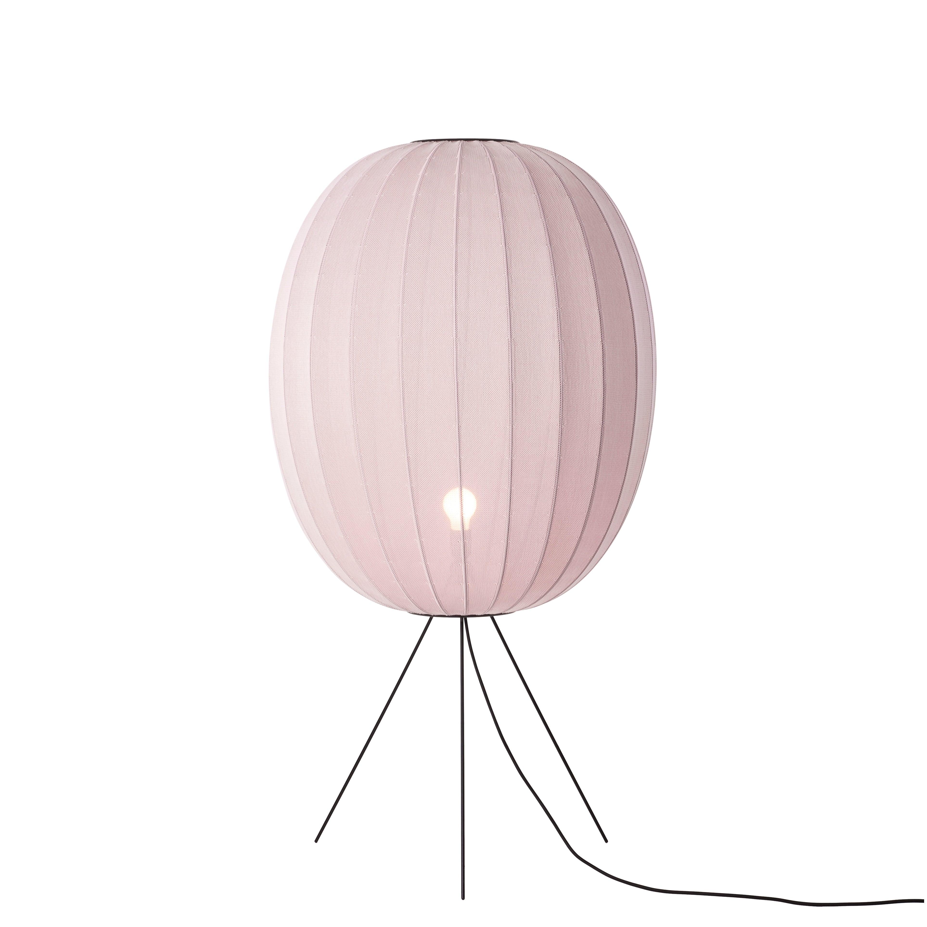Lampa podłogowa trójnóg KNIT-WIT jasnoróżowy