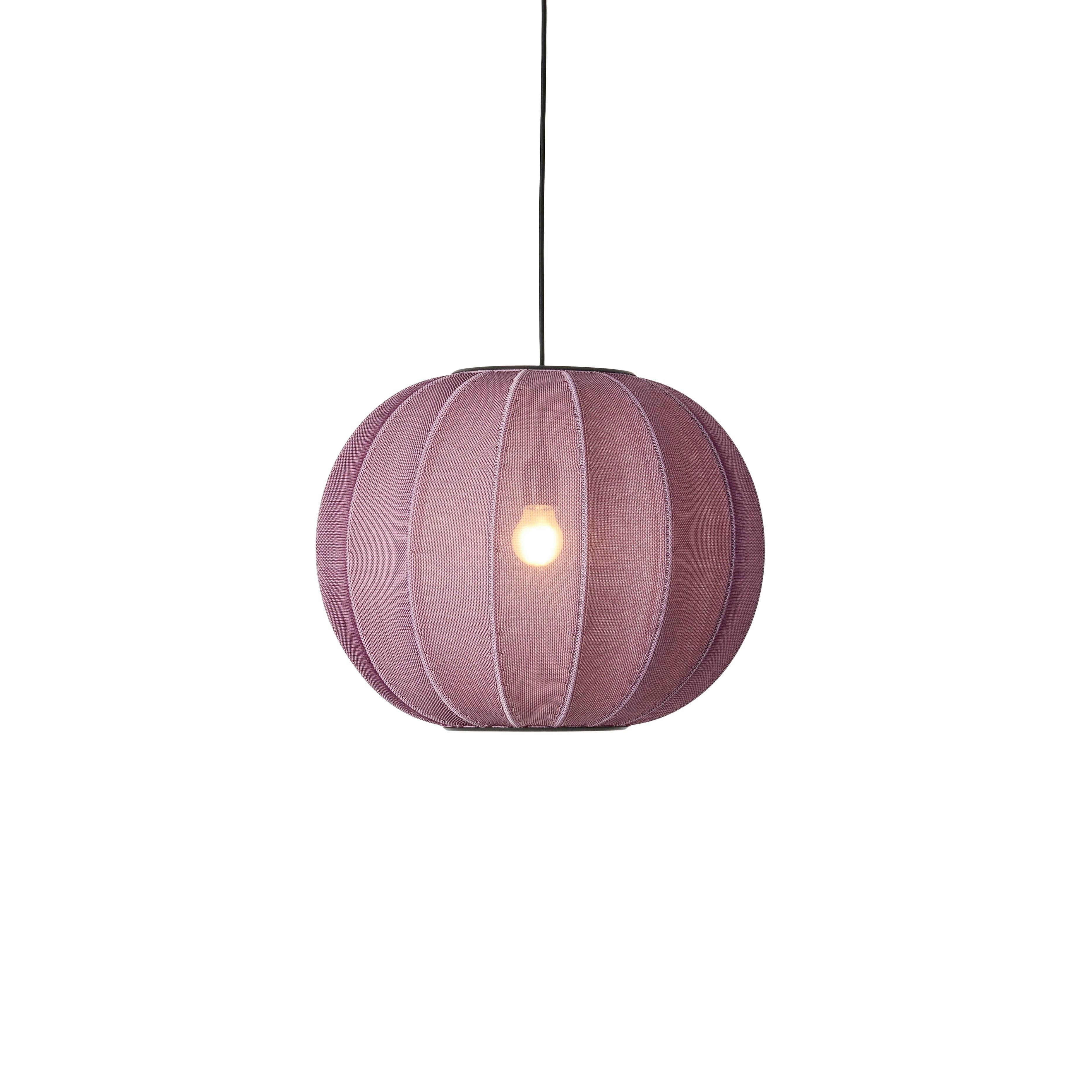 Lampa wisząca KNIT-WIT ROUND burgundowy