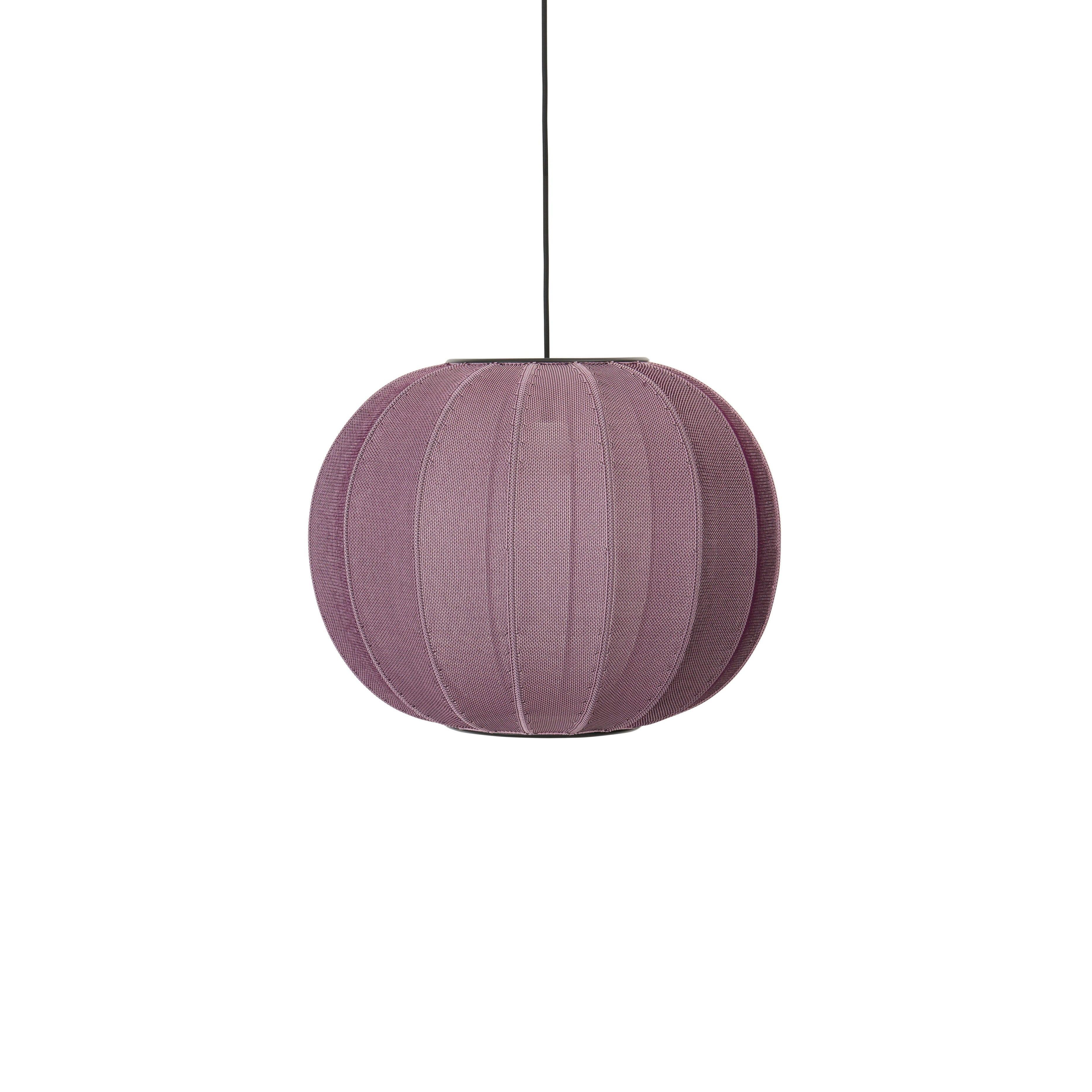 Lampa wisząca KNIT-WIT ROUND burgundowy